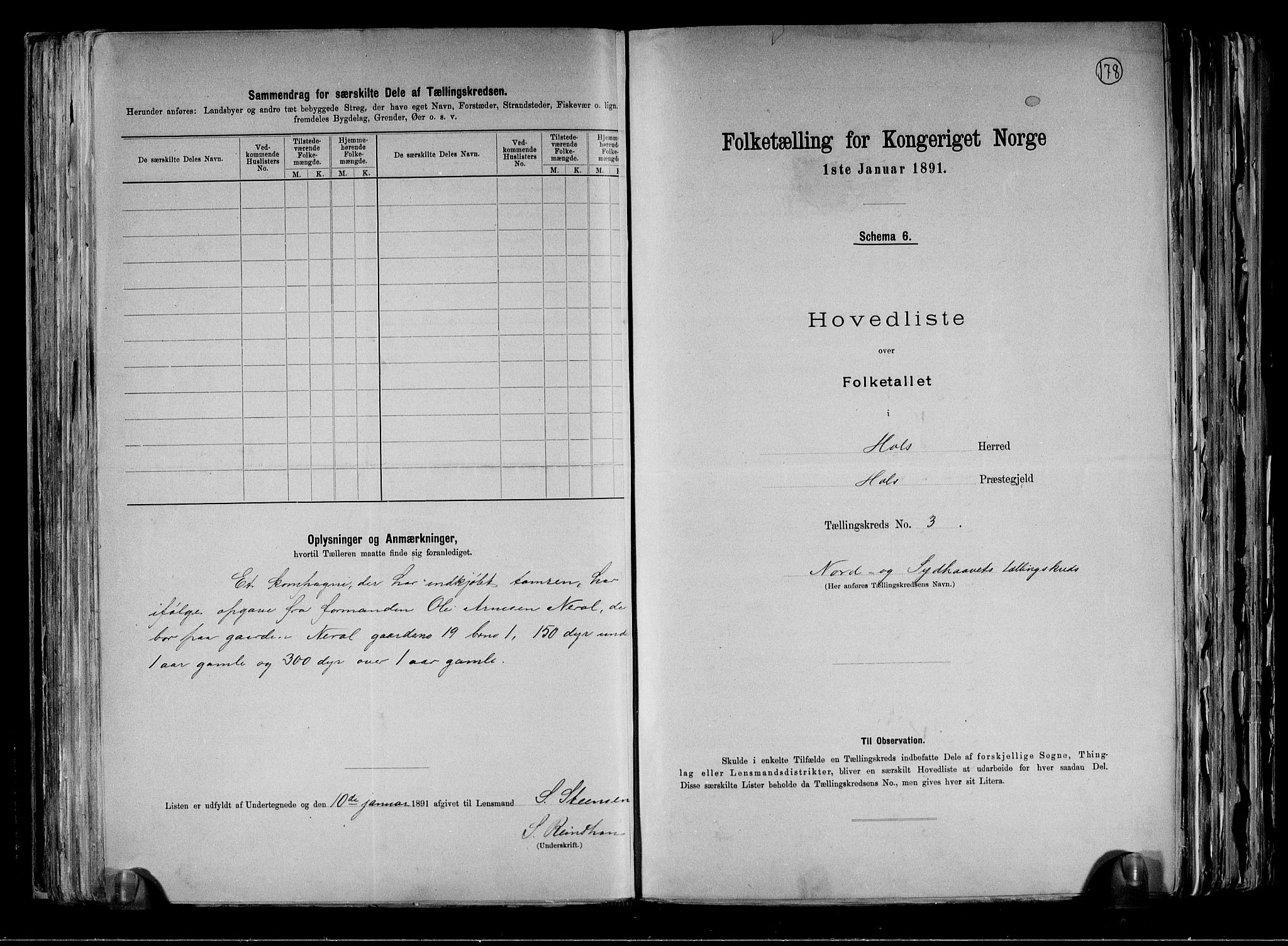 RA, 1891 census for 0620 Hol, 1891, p. 11