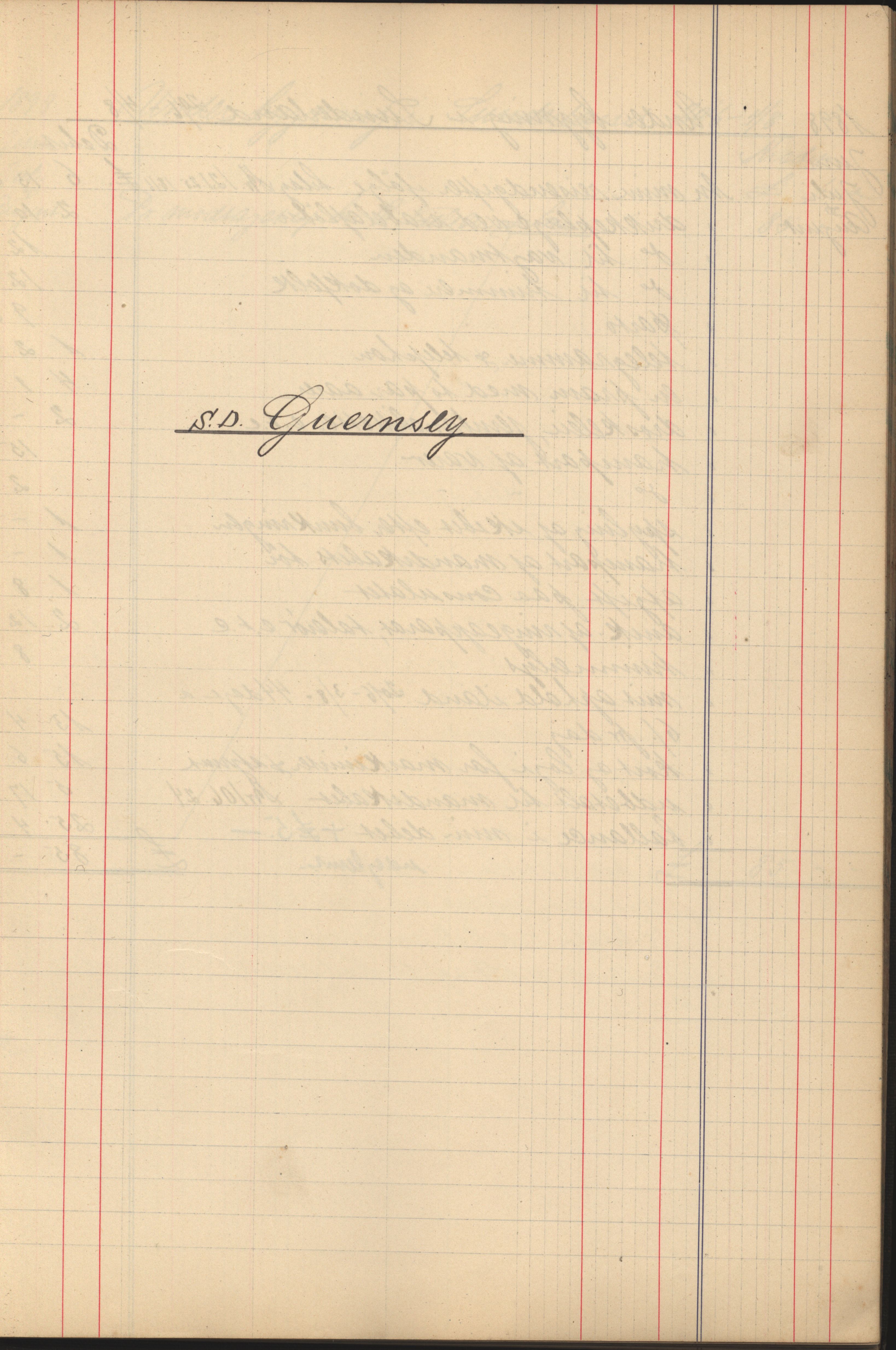 Pa 183 - Krogh-Hansen. Kaptein, VEMU/A-1235/R/L0002: Regnskapsbok for skipene St. Andrews, Norman Isles og Guernsey, 1894-1903