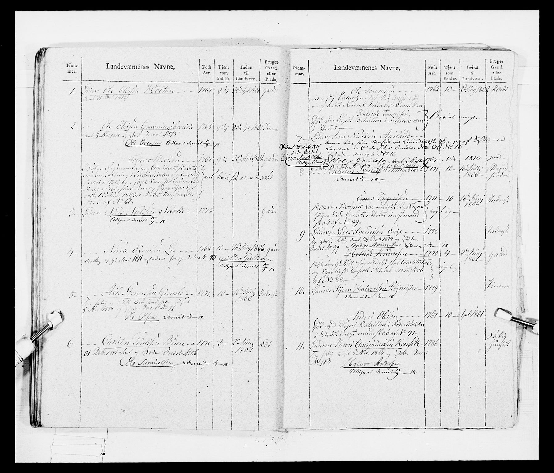 Generalitets- og kommissariatskollegiet, Det kongelige norske kommissariatskollegium, AV/RA-EA-5420/E/Eh/L0047: 2. Akershusiske nasjonale infanteriregiment, 1791-1810, p. 557