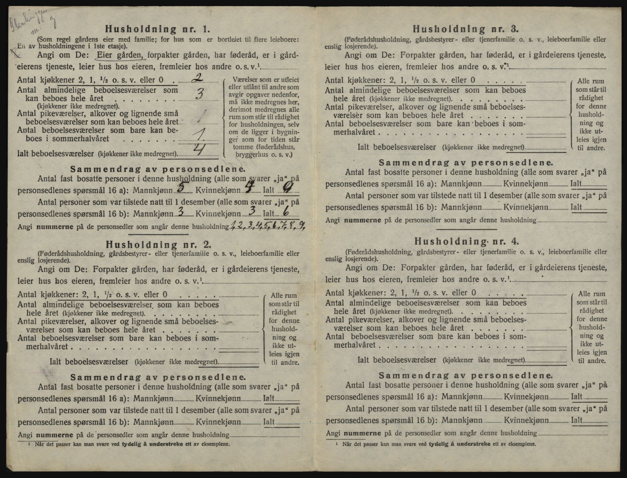 SAO, 1920 census for Idd, 1920, p. 1031