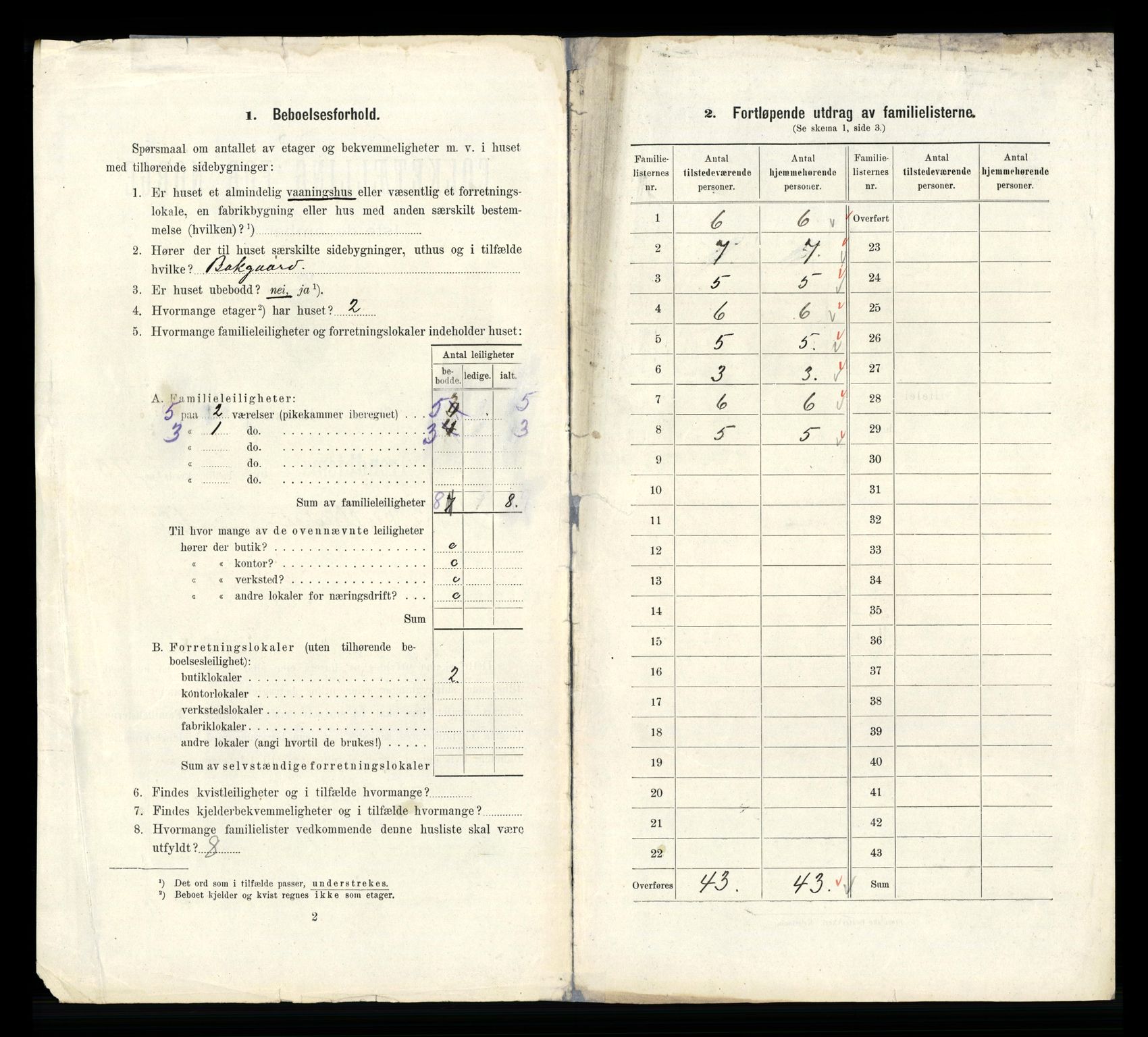 RA, 1910 census for Trondheim, 1910, p. 20372