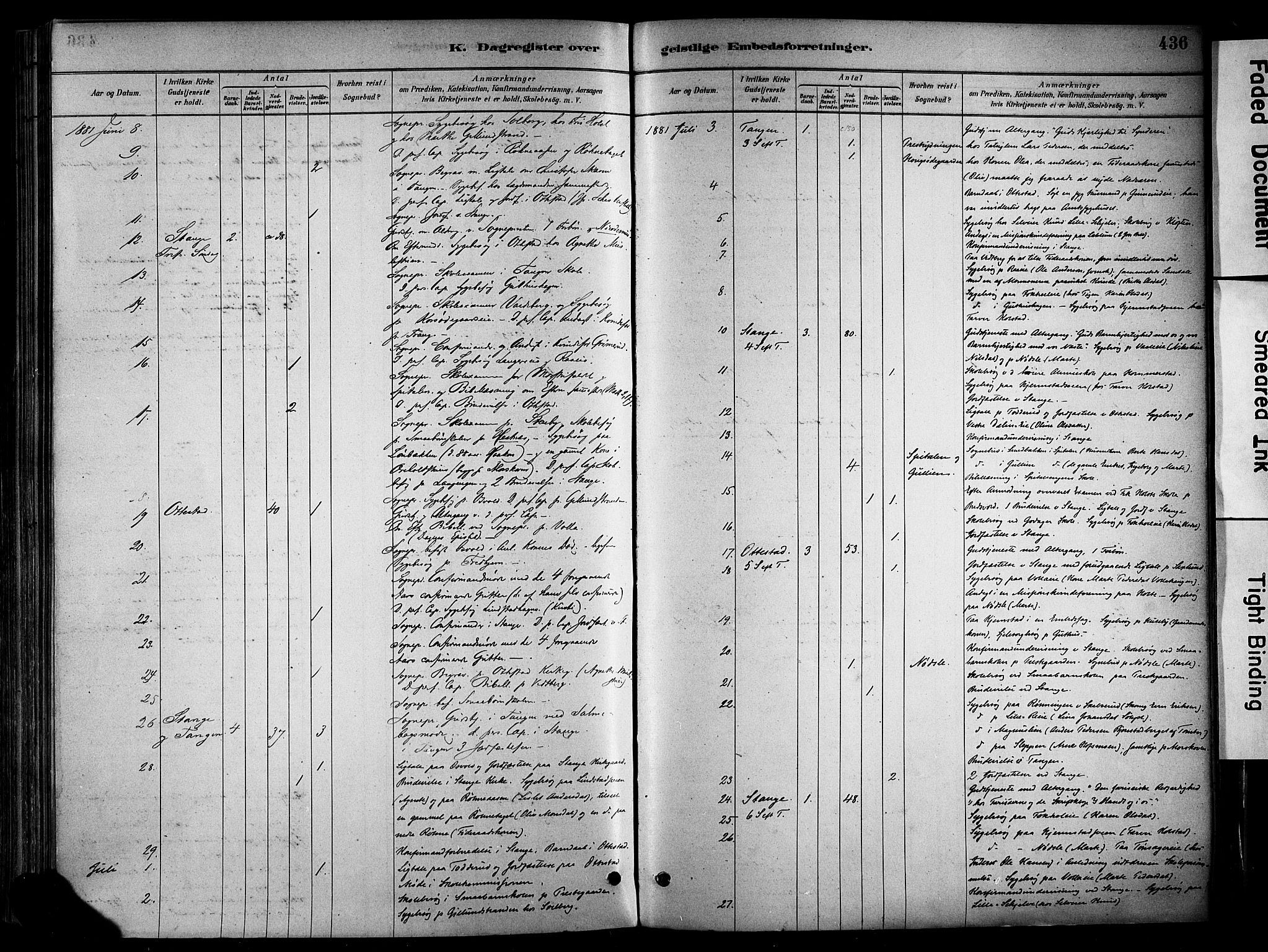 Stange prestekontor, AV/SAH-PREST-002/K/L0017: Parish register (official) no. 17, 1880-1893, p. 436