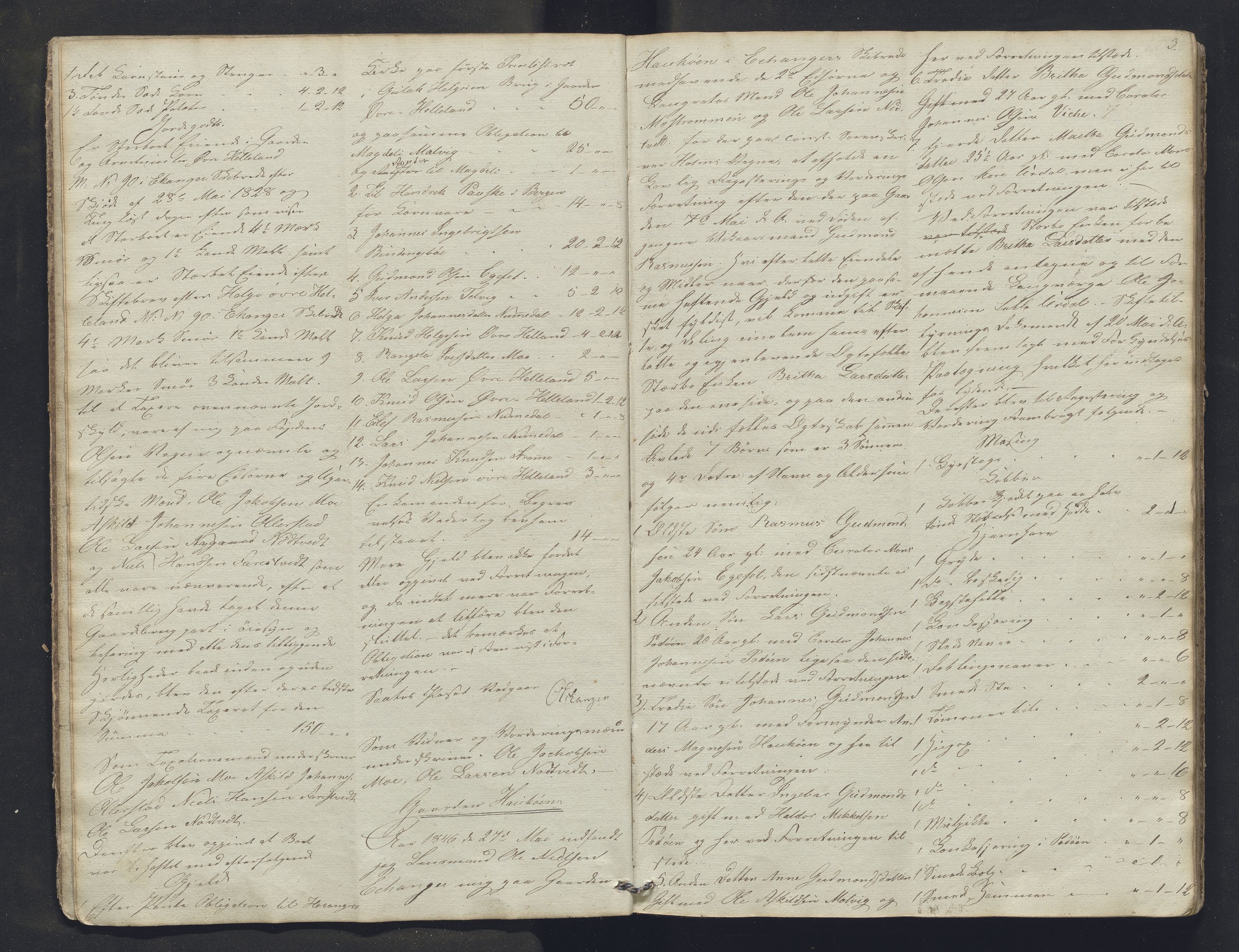 Nordhordland sorenskrivar, AV/SAB-A-2901/1/H/Hb/L0005: Registreringsprotokollar, 1846-1850, p. 3