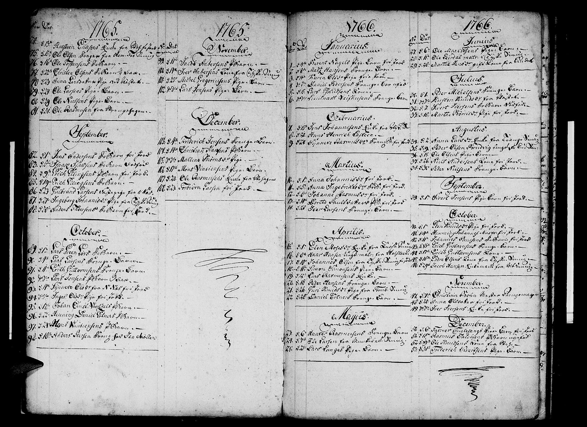 Nykirken Sokneprestembete, AV/SAB-A-77101/H/Haa/L0010: Parish register (official) no. A 10, 1759-1775, p. 7