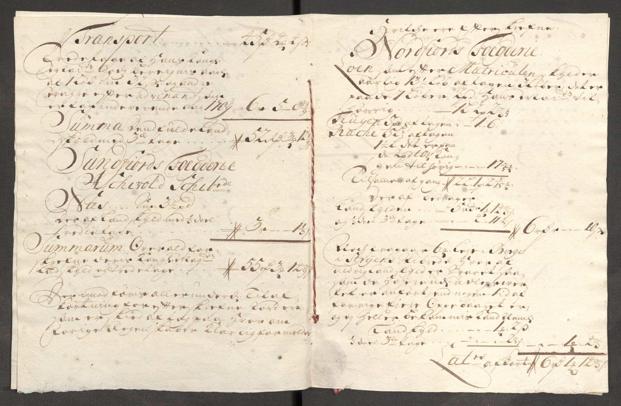 Rentekammeret inntil 1814, Reviderte regnskaper, Fogderegnskap, RA/EA-4092/R53/L3432: Fogderegnskap Sunn- og Nordfjord, 1709, p. 26