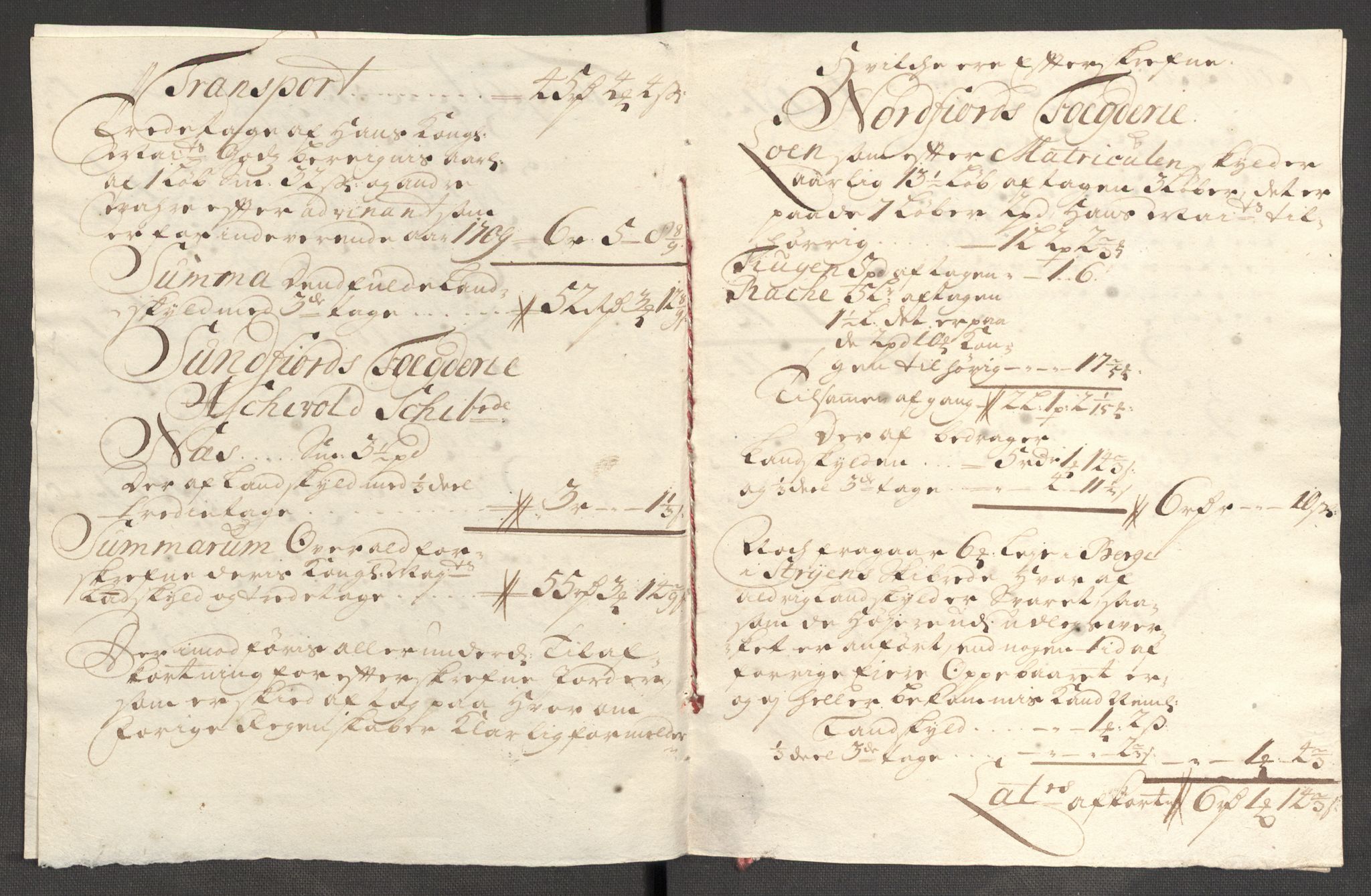 Rentekammeret inntil 1814, Reviderte regnskaper, Fogderegnskap, AV/RA-EA-4092/R53/L3432: Fogderegnskap Sunn- og Nordfjord, 1709, p. 26