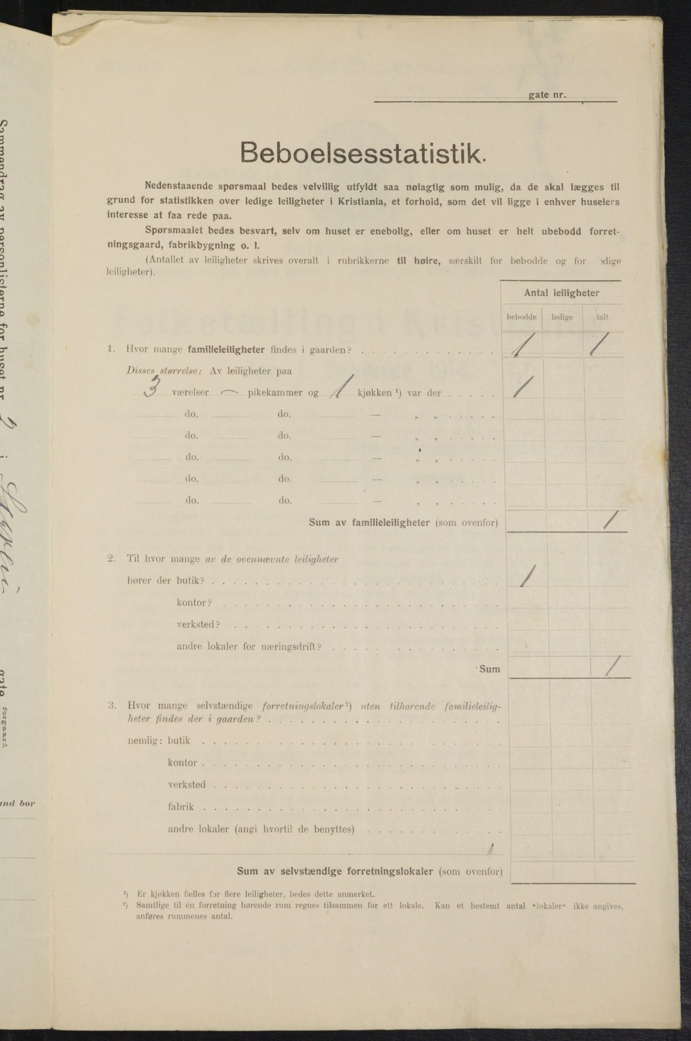 OBA, Municipal Census 1914 for Kristiania, 1914, p. 86268