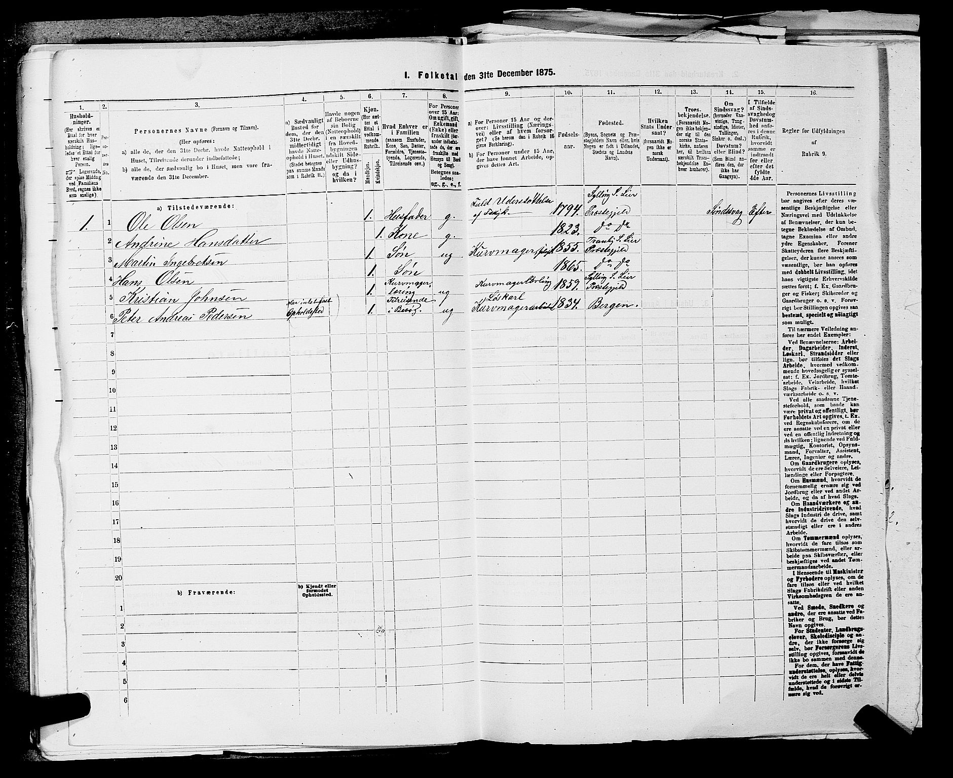 SAKO, 1875 census for 0626P Lier, 1875, p. 1777