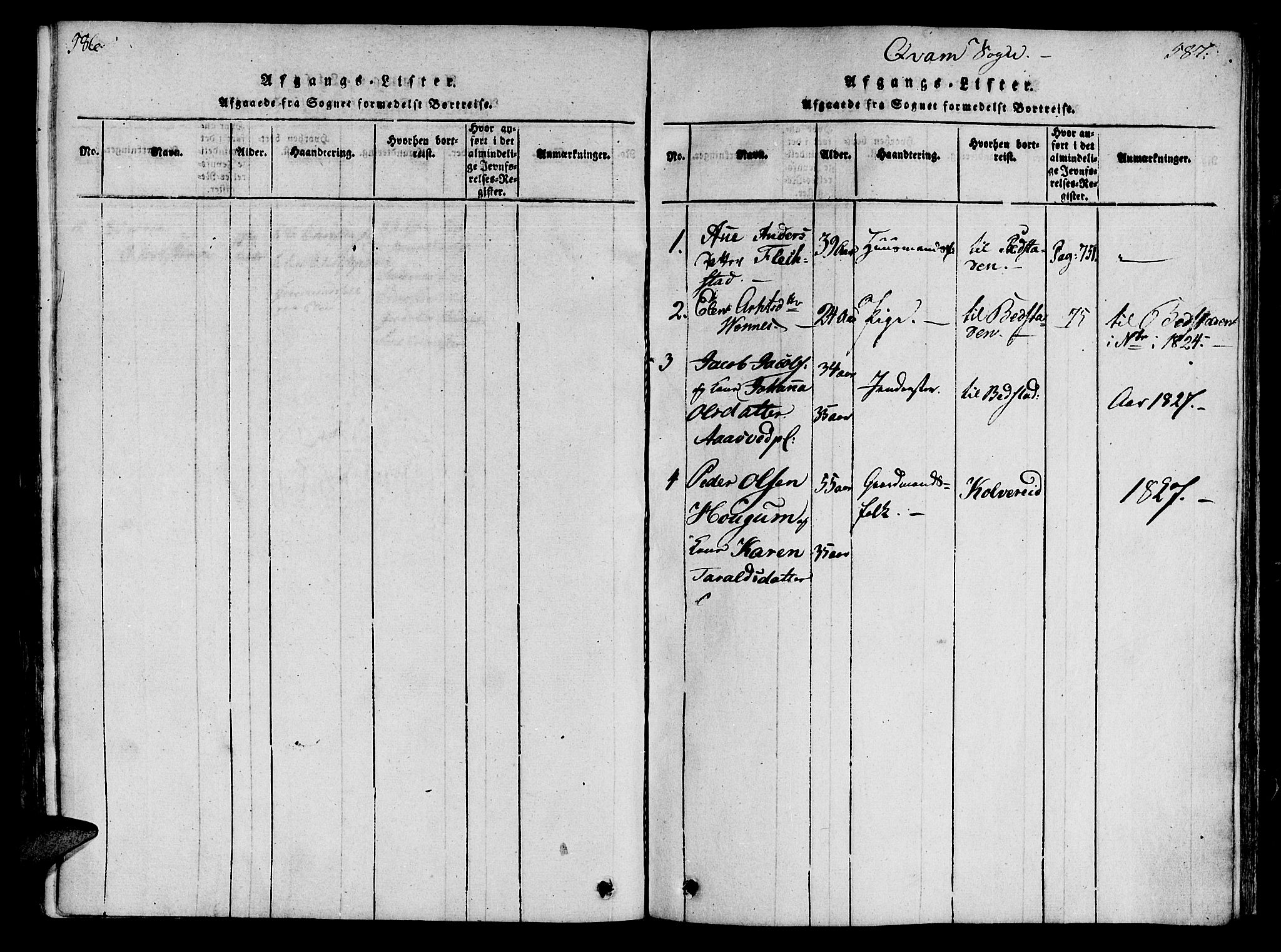 Ministerialprotokoller, klokkerbøker og fødselsregistre - Nord-Trøndelag, SAT/A-1458/746/L0441: Parish register (official) no. 746A03 /2, 1816-1827, p. 586-587