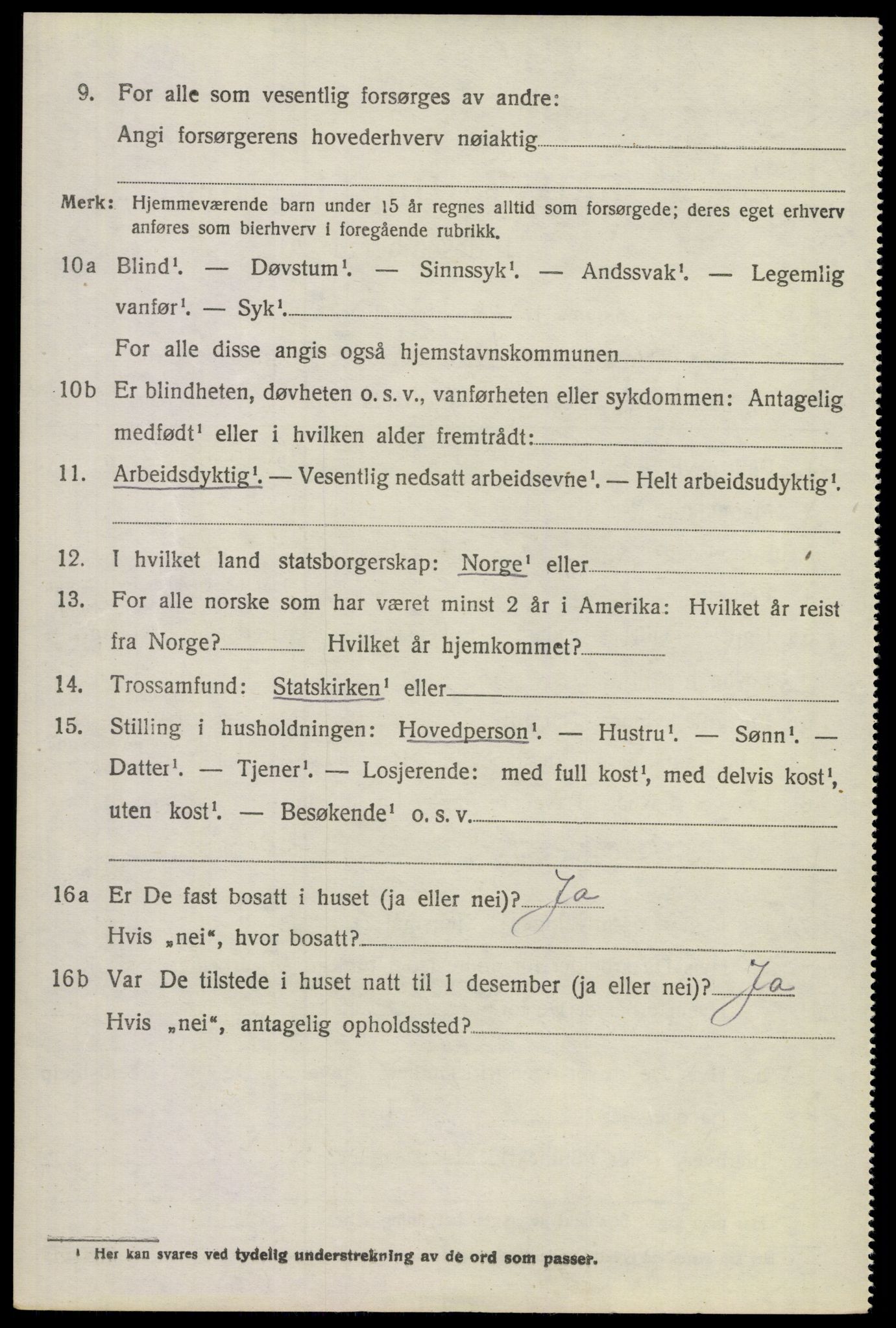 SAKO, 1920 census for Lier, 1920, p. 22611