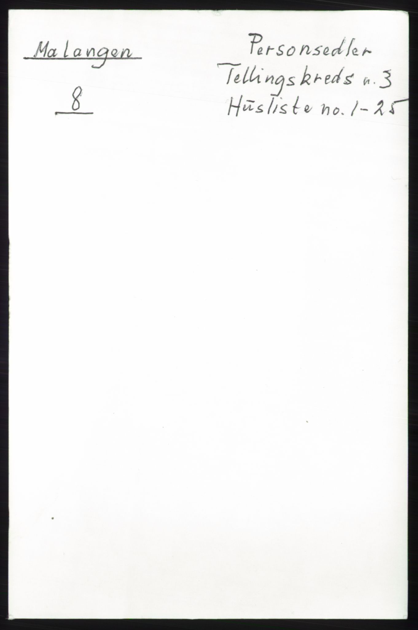 RA, 1891 census for 1932 Malangen, 1891, p. 733