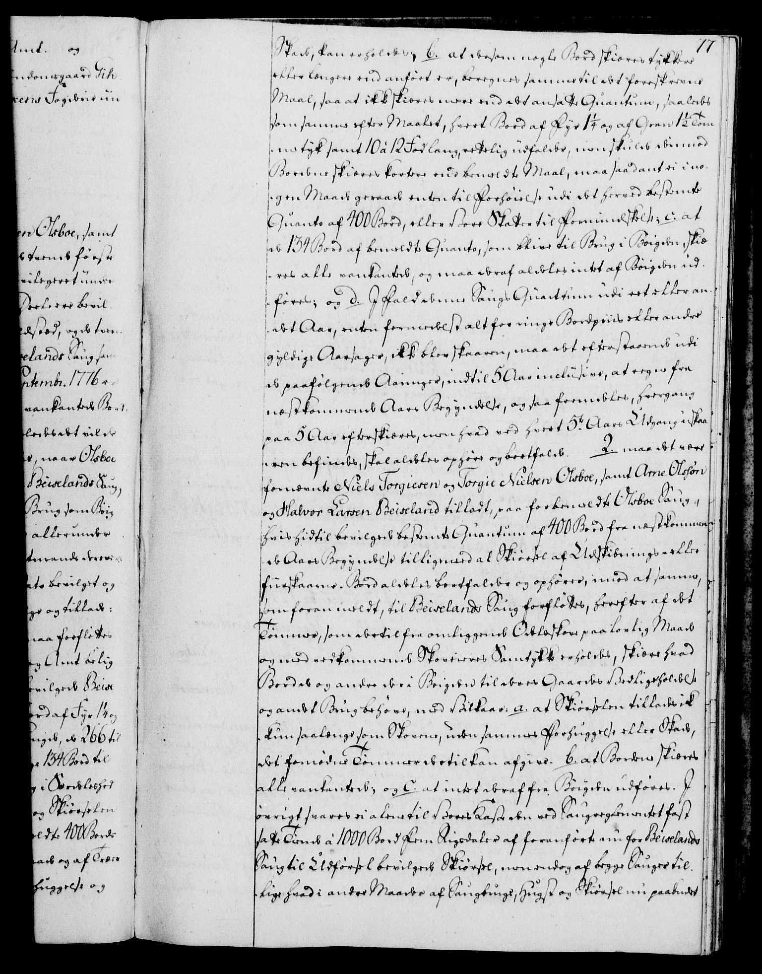 Rentekammeret, Kammerkanselliet, AV/RA-EA-3111/G/Gg/Gga/L0011: Norsk ekspedisjonsprotokoll med register (merket RK 53.11), 1779-1781, p. 77