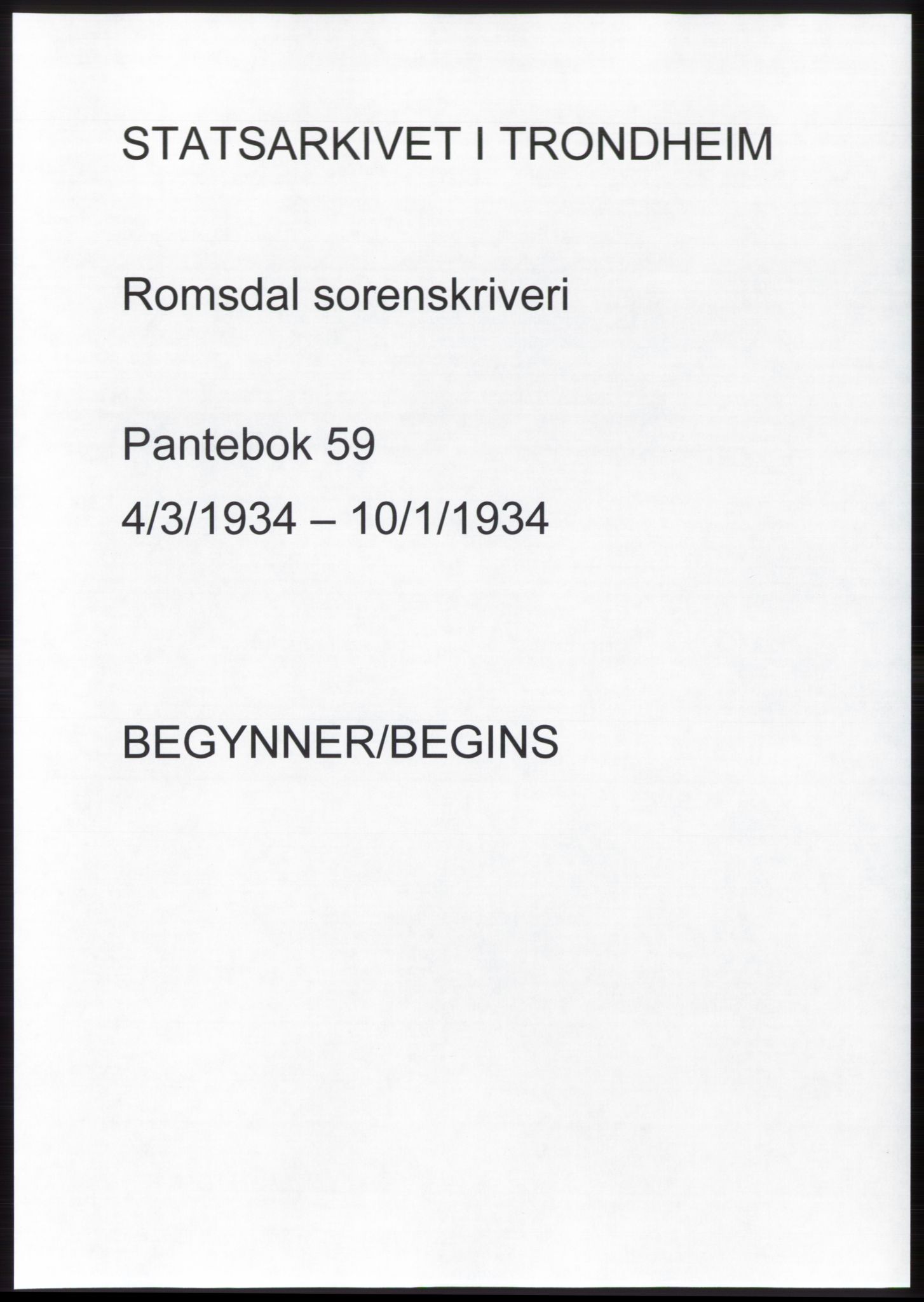 Romsdal sorenskriveri, AV/SAT-A-4149/1/2/2C/L0065: Mortgage book no. 59, 1934-1934, Deed date: 03.04.1934