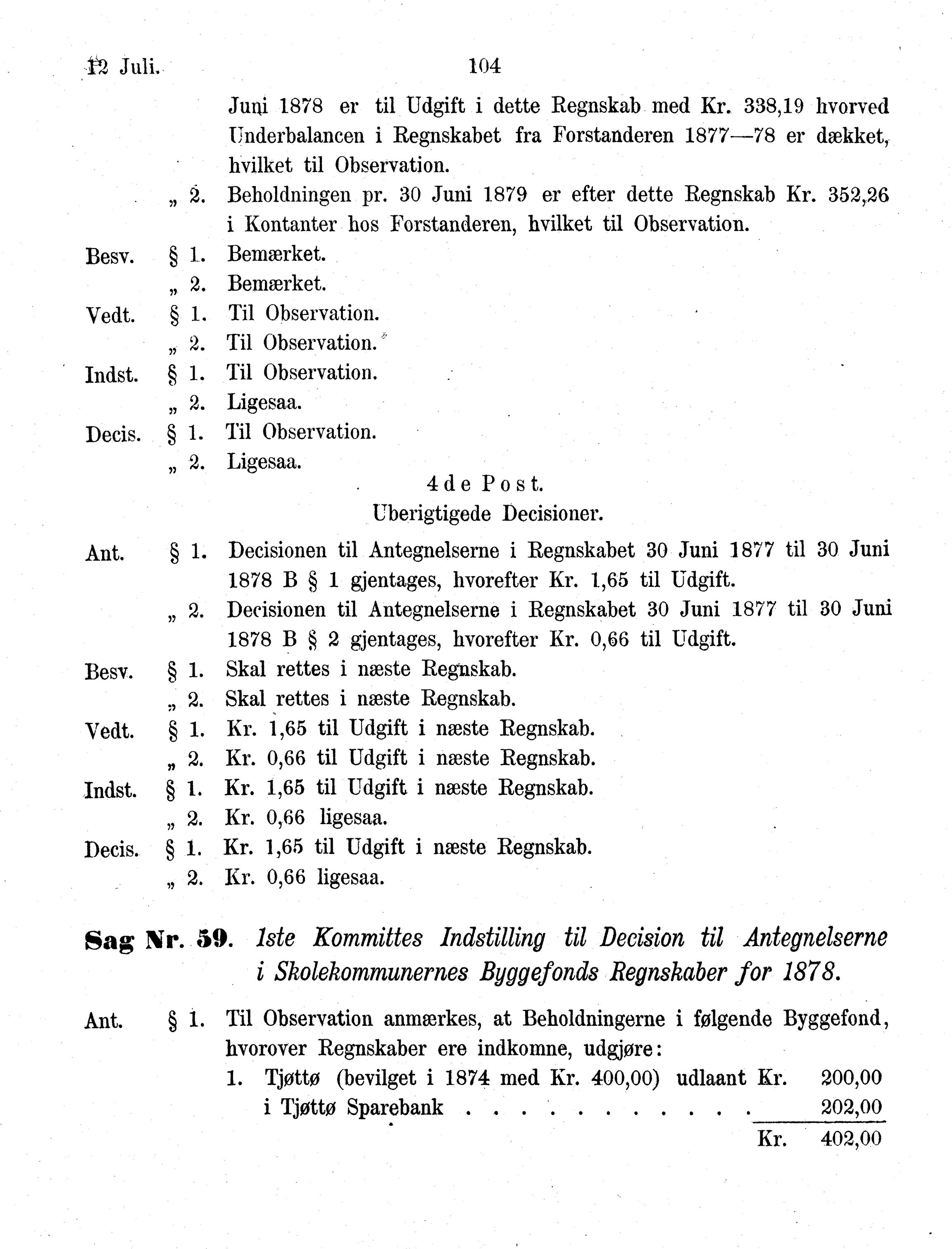 Nordland Fylkeskommune. Fylkestinget, AIN/NFK-17/176/A/Ac/L0013: Fylkestingsforhandlinger 1880, 1880