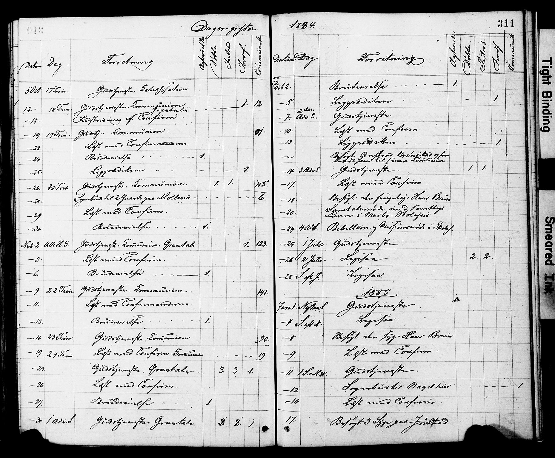 Ministerialprotokoller, klokkerbøker og fødselsregistre - Nord-Trøndelag, SAT/A-1458/749/L0473: Parish register (official) no. 749A07, 1873-1887, p. 311