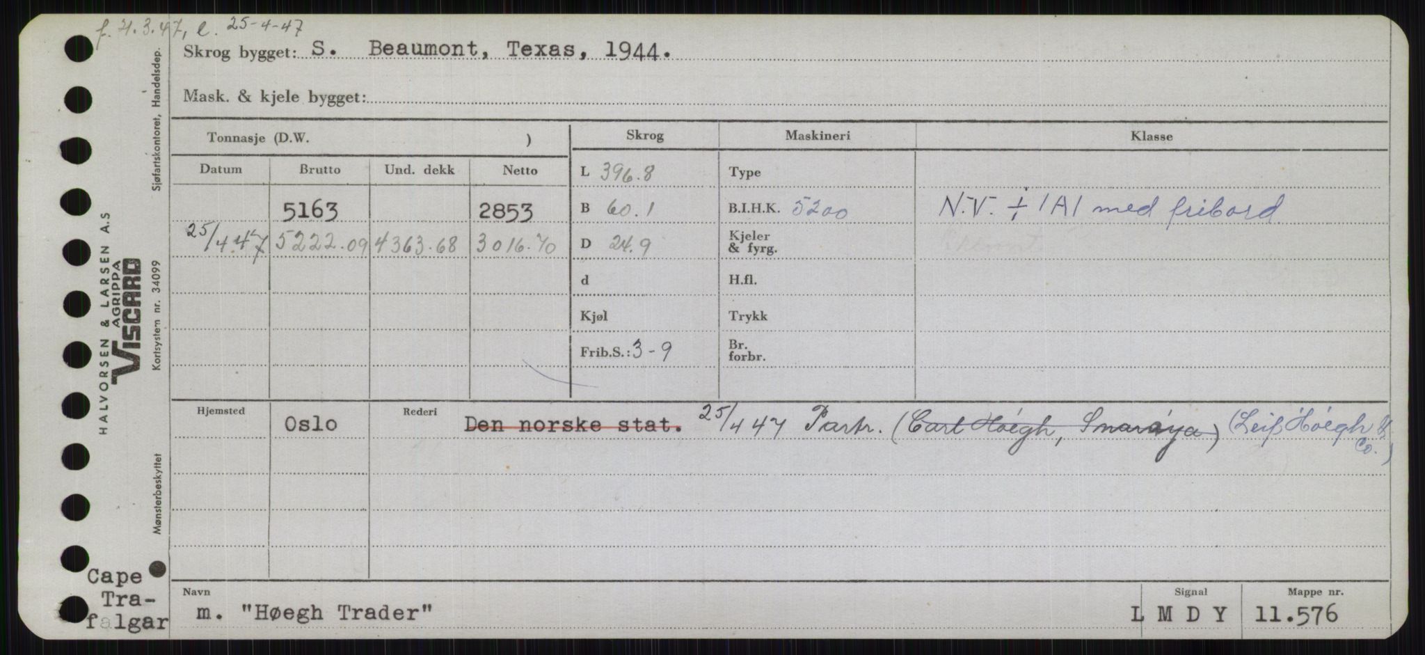 Sjøfartsdirektoratet med forløpere, Skipsmålingen, RA/S-1627/H/Hb/L0002: Fartøy, E-H, p. 467