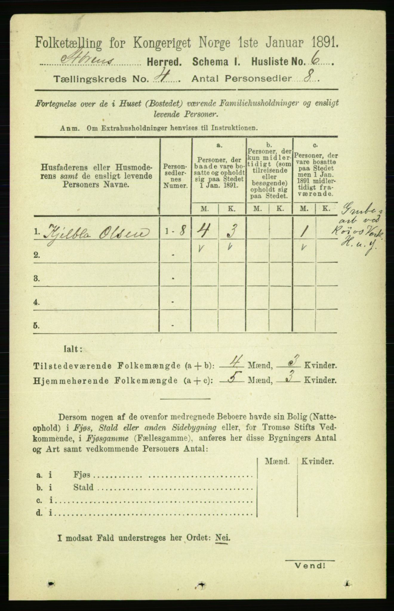 RA, 1891 census for 1648 Støren, 1891, p. 1209