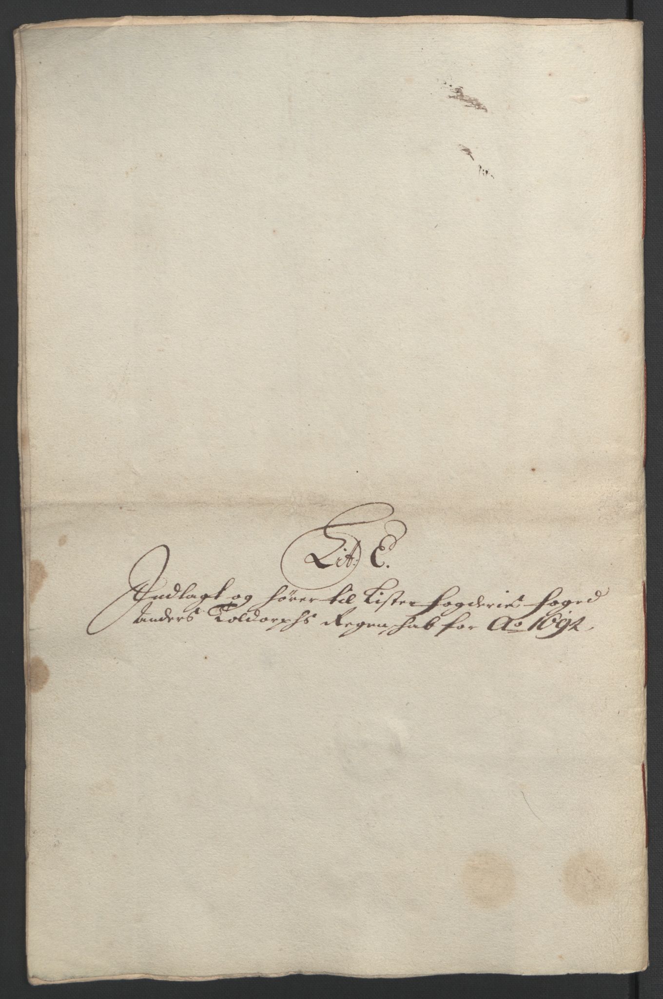 Rentekammeret inntil 1814, Reviderte regnskaper, Fogderegnskap, RA/EA-4092/R43/L2545: Fogderegnskap Lista og Mandal, 1694-1695, p. 60