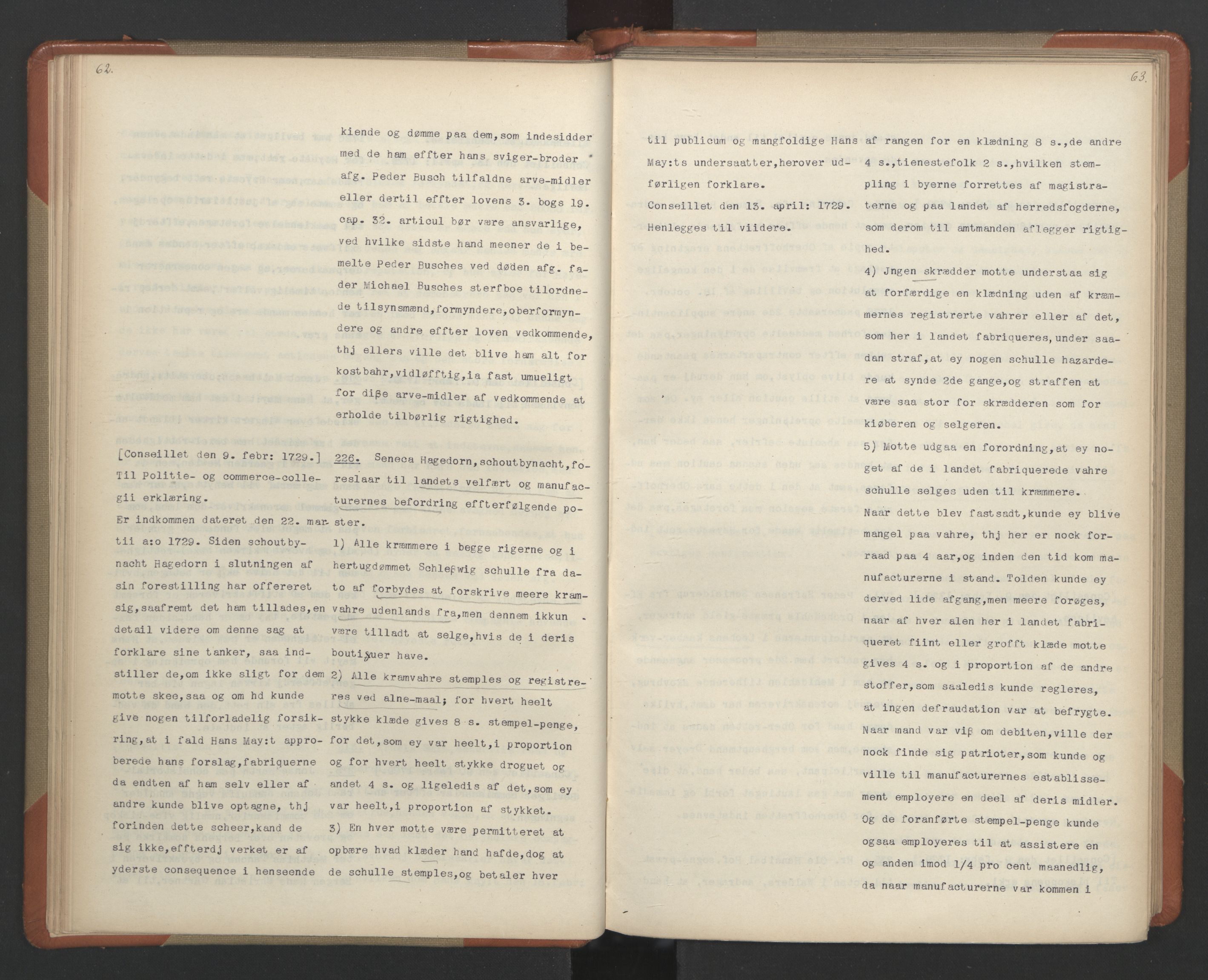 Avskriftsamlingen, AV/RA-EA-4022/F/Fa/L0092: Supplikker, 1729, p. 35