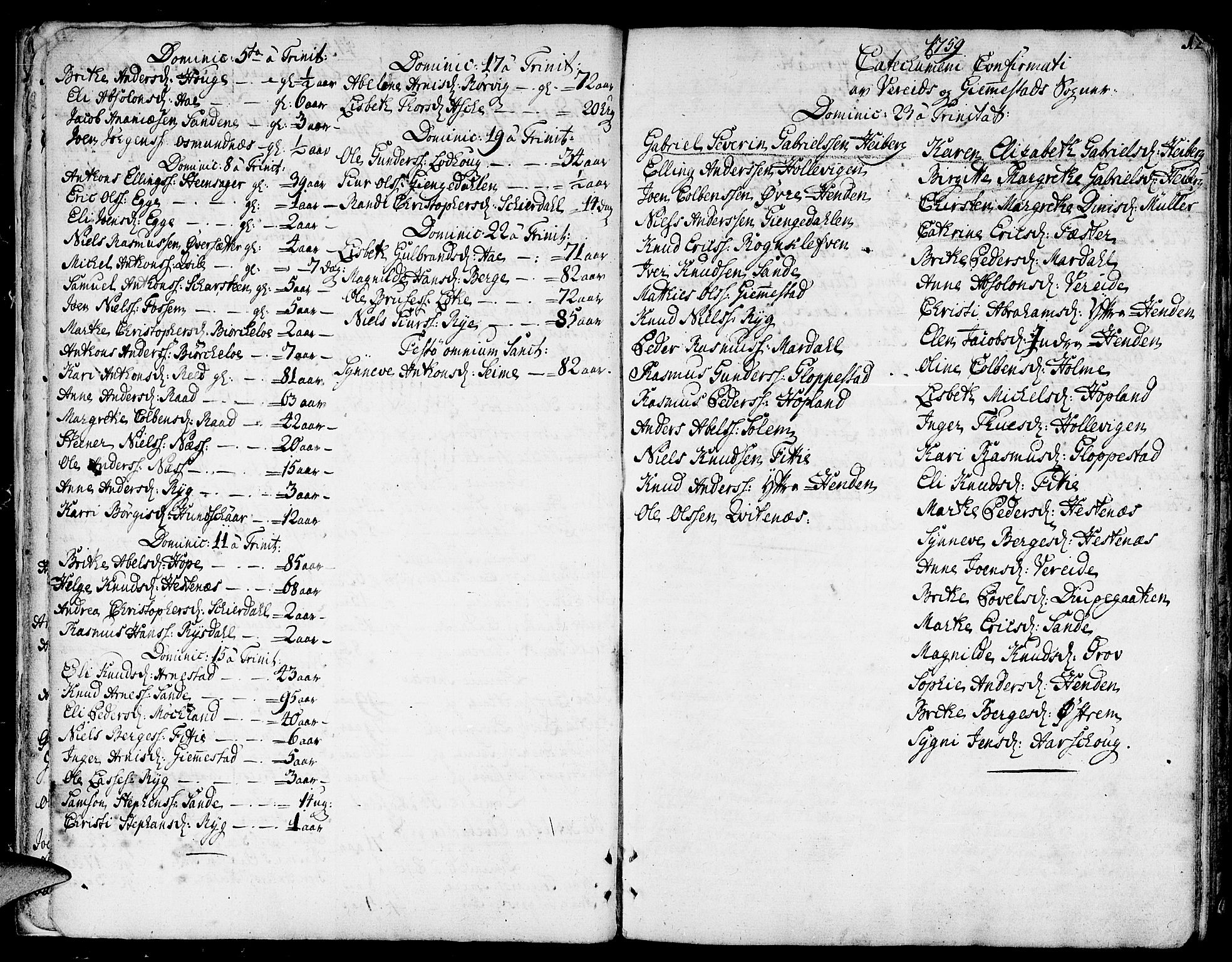 Gloppen sokneprestembete, SAB/A-80101/H/Haa/Haaa/L0004: Parish register (official) no. A 4, 1758-1784, p. 12