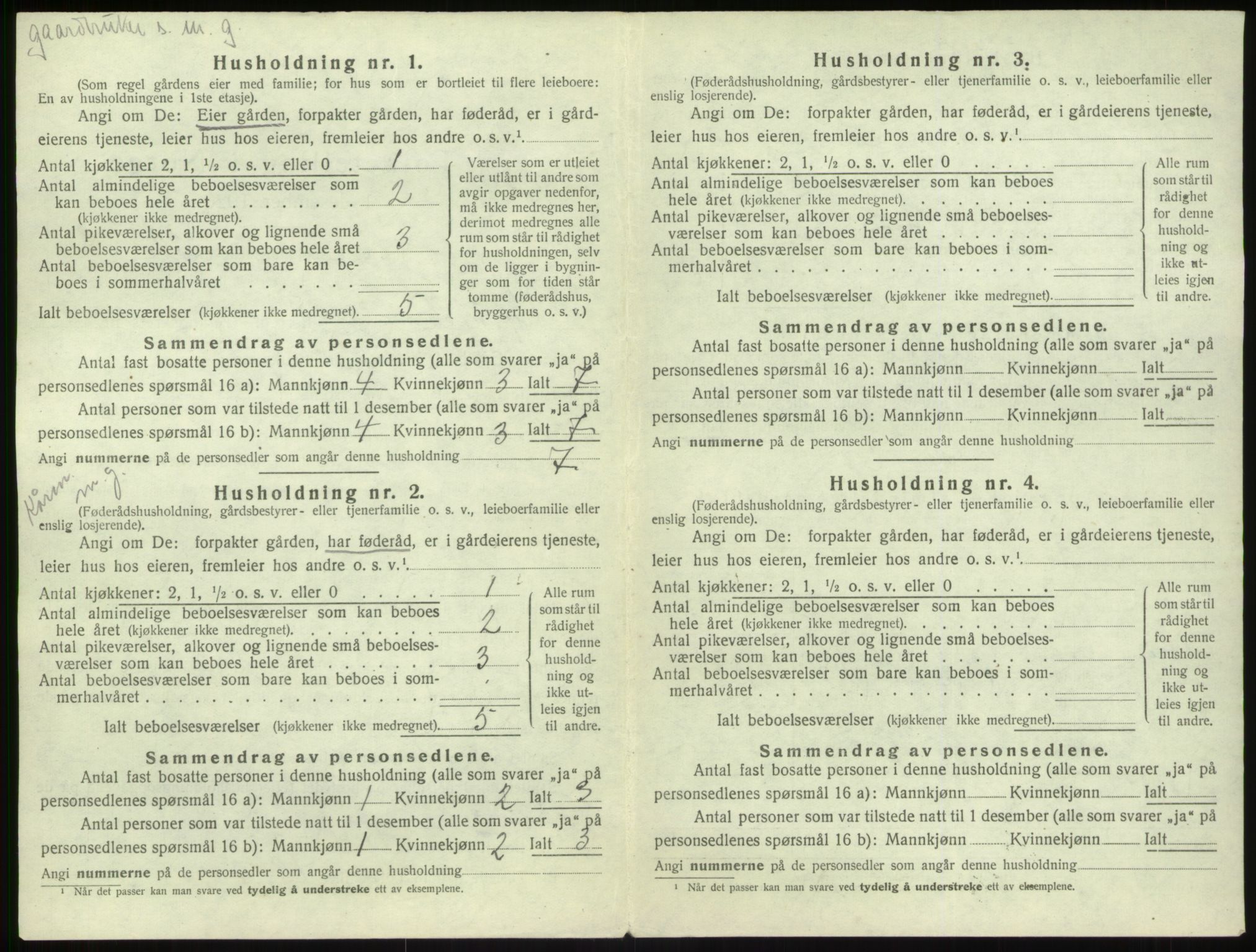 SAB, 1920 census for Kyrkjebø, 1920, p. 82