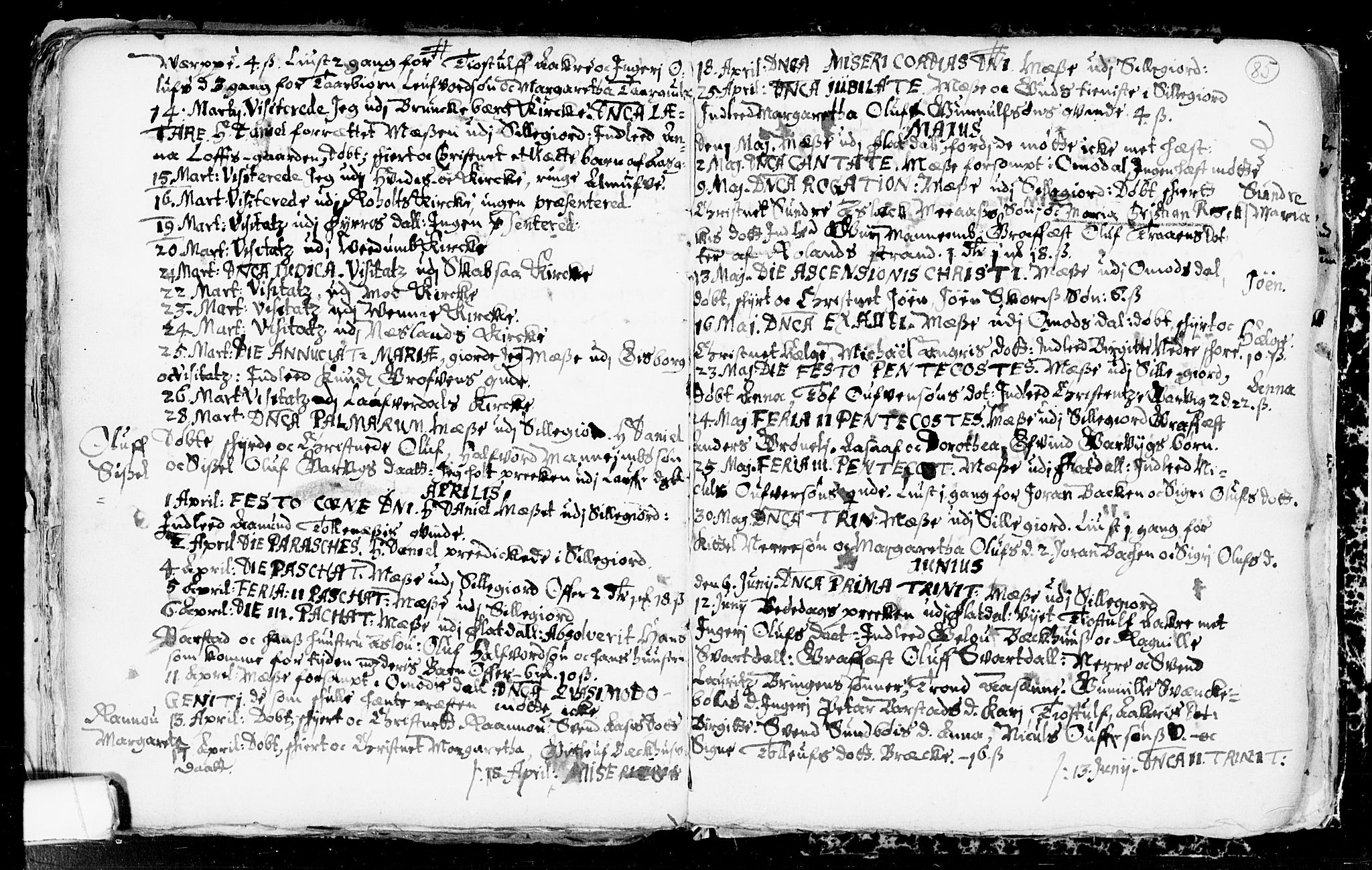 Seljord kirkebøker, SAKO/A-20/F/Fa/L0001: Parish register (official) no. I 1, 1654-1686, p. 85