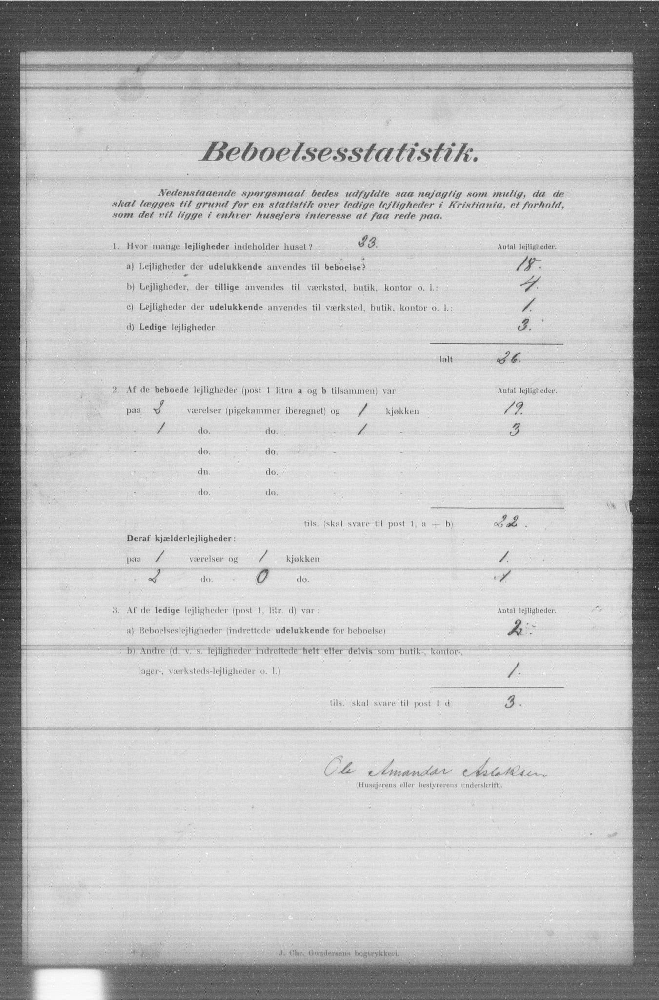 OBA, Municipal Census 1902 for Kristiania, 1902, p. 4122