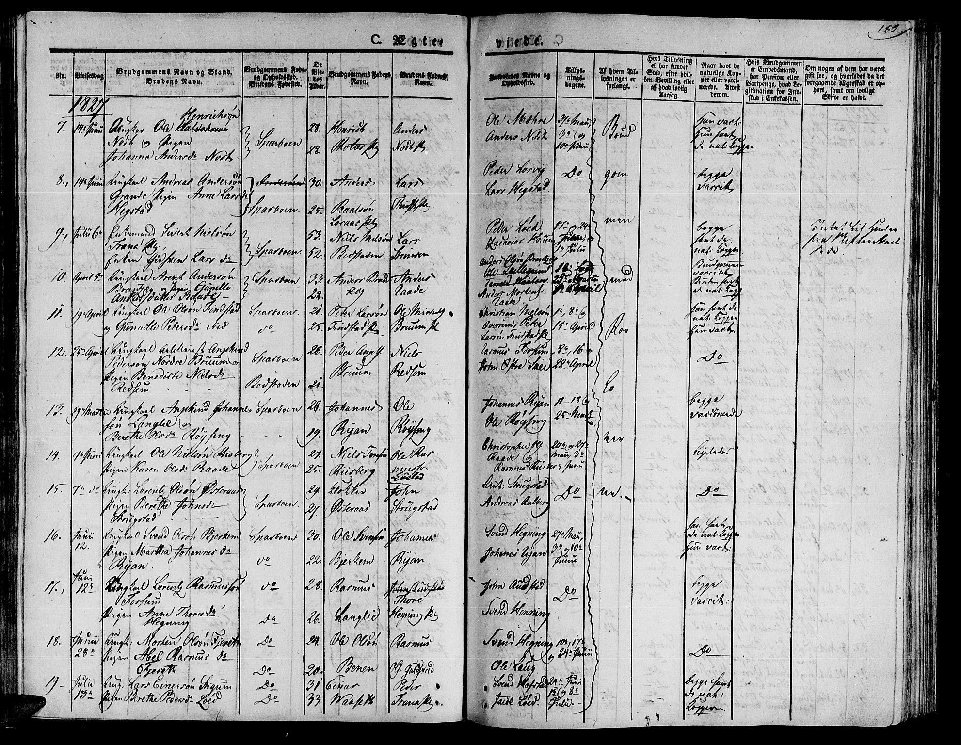 Ministerialprotokoller, klokkerbøker og fødselsregistre - Nord-Trøndelag, SAT/A-1458/735/L0336: Parish register (official) no. 735A05 /1, 1825-1835, p. 180