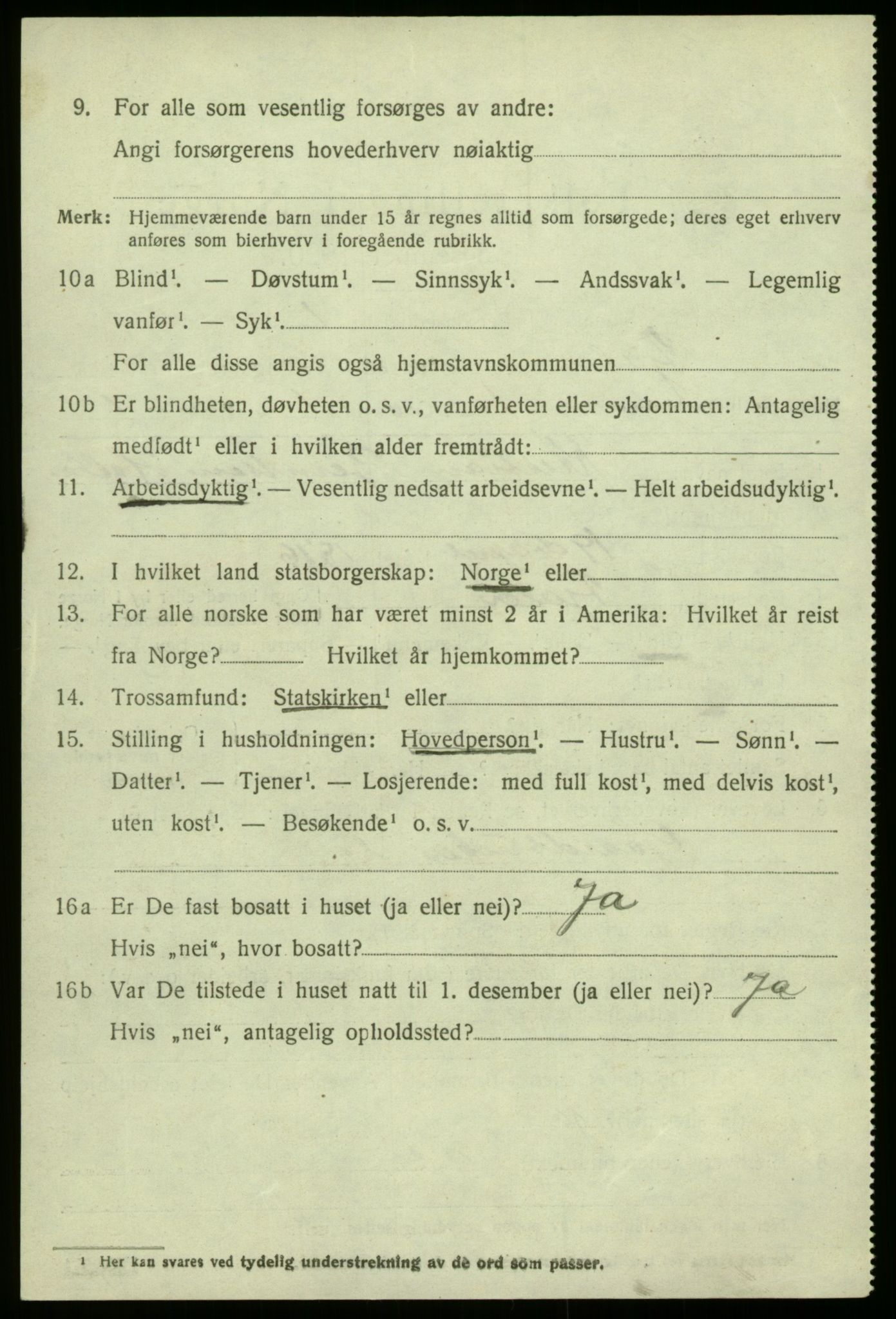 SAB, 1920 census for Fjaler, 1920, p. 1378