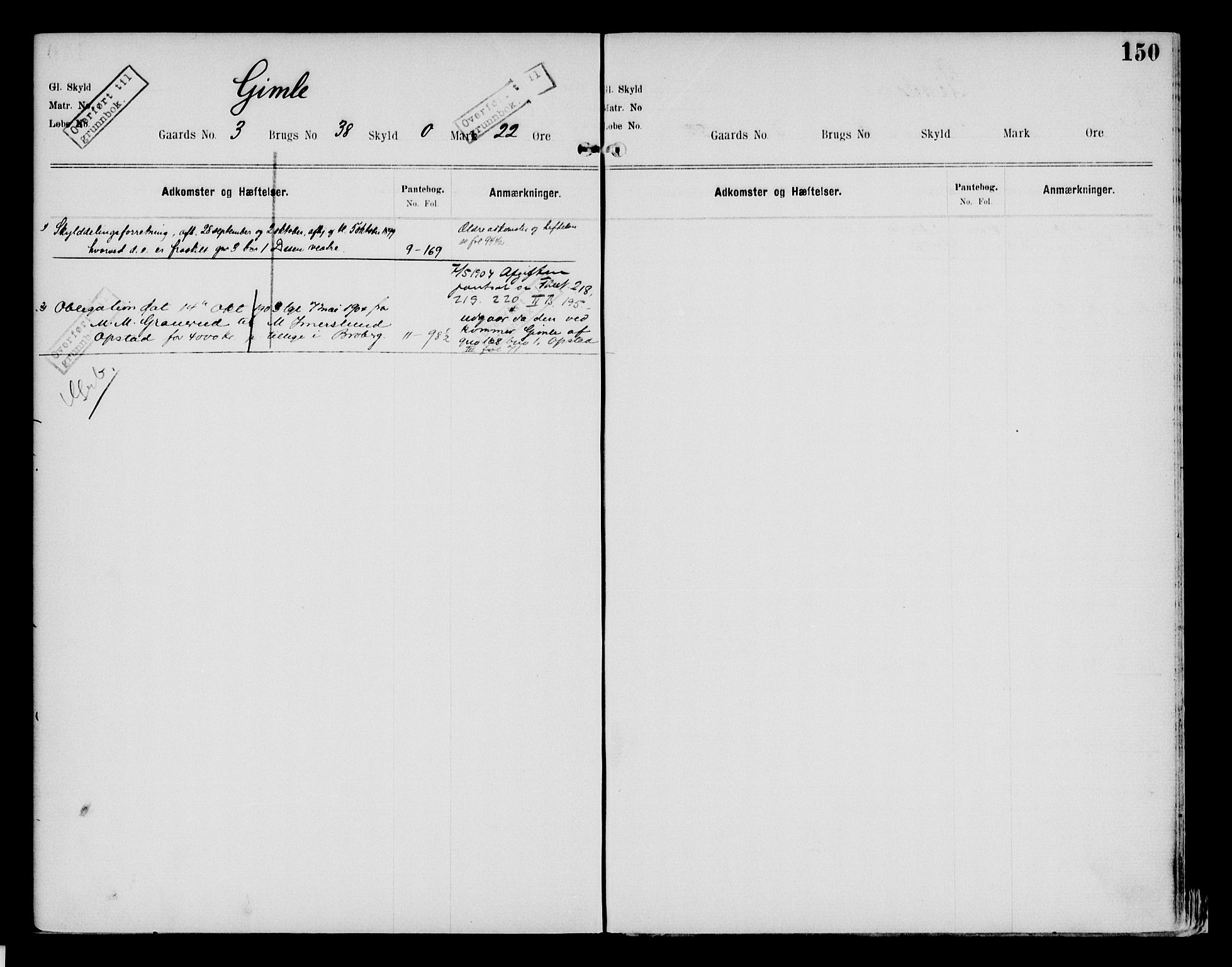 Nord-Hedmark sorenskriveri, SAH/TING-012/H/Ha/Had/Hade/L0002: Mortgage register no. 4.2, 1893-1940, p. 150