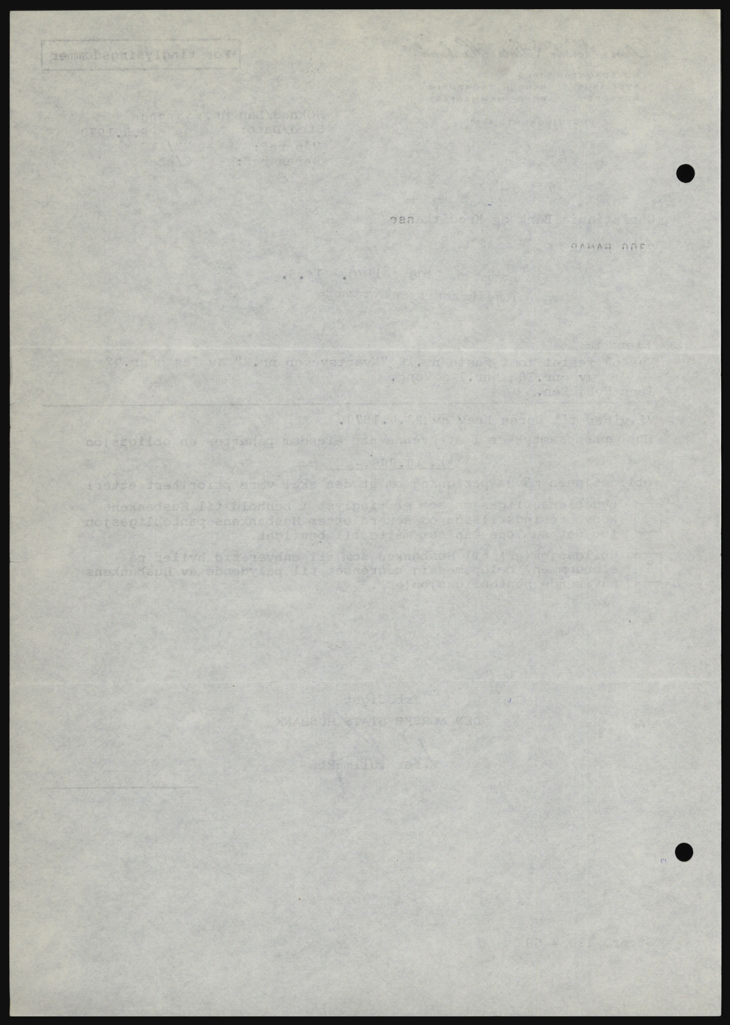 Nord-Hedmark sorenskriveri, SAH/TING-012/H/Hc/L0033: Mortgage book no. 33, 1970-1970, Diary no: : 2408/1970