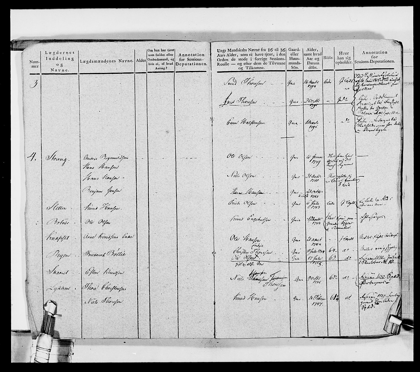 Generalitets- og kommissariatskollegiet, Det kongelige norske kommissariatskollegium, AV/RA-EA-5420/E/Eh/L0027: Skiløperkompaniene, 1812-1832, p. 257