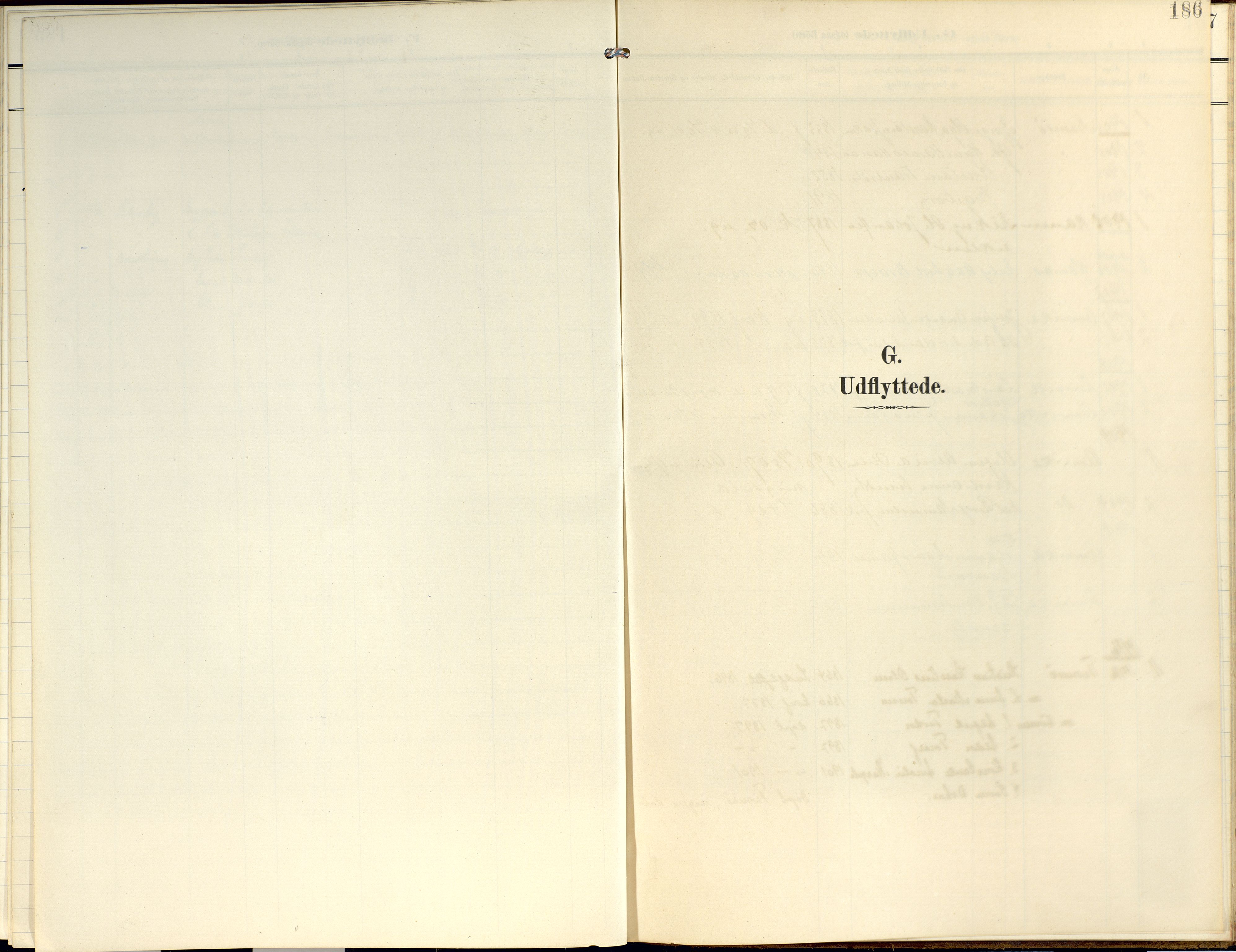 Lyngen sokneprestembete, SATØ/S-1289/H/He/Hea/L0014kirke: Parish register (official) no. 14, 1905-1920, p. 186