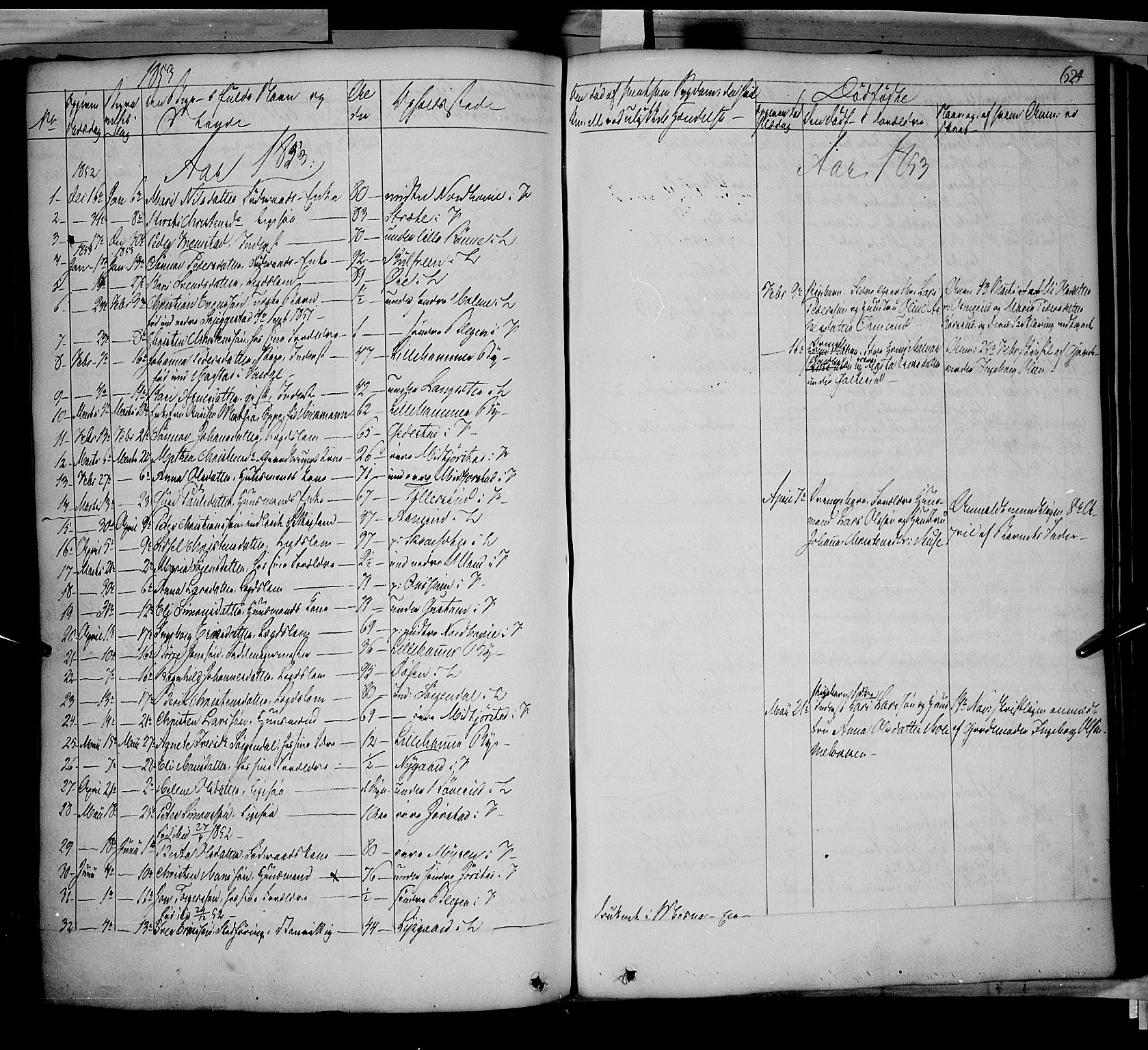 Fåberg prestekontor, AV/SAH-PREST-086/H/Ha/Haa/L0005: Parish register (official) no. 5, 1836-1854, p. 623-624
