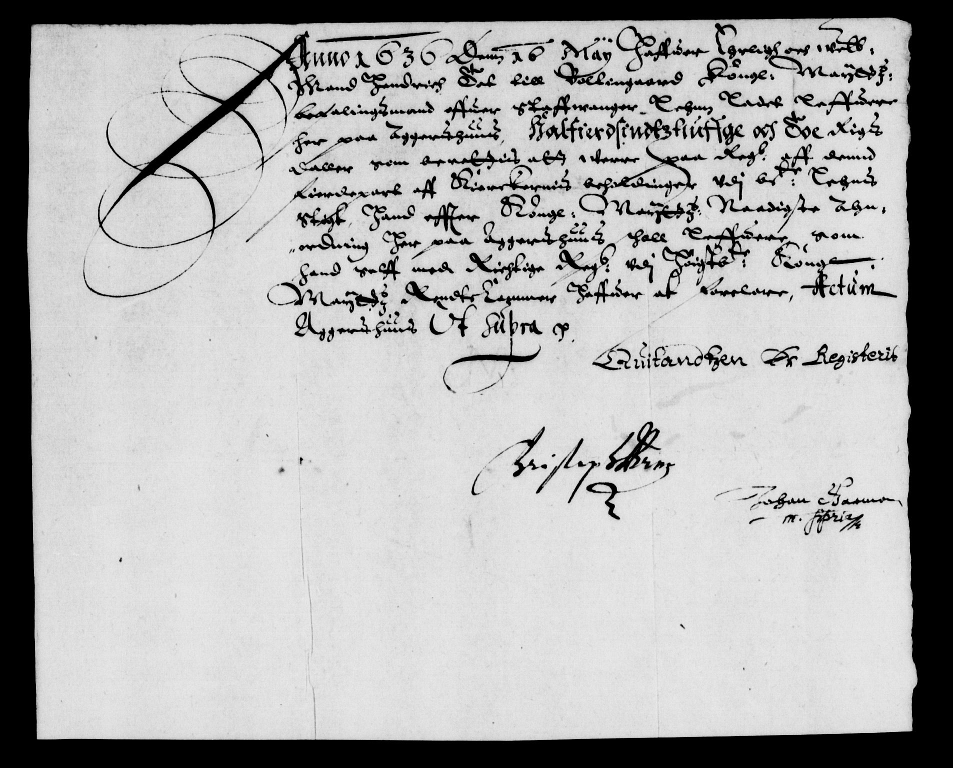 Rentekammeret inntil 1814, Reviderte regnskaper, Lensregnskaper, AV/RA-EA-5023/R/Rb/Rbs/L0021: Stavanger len, 1636-1638