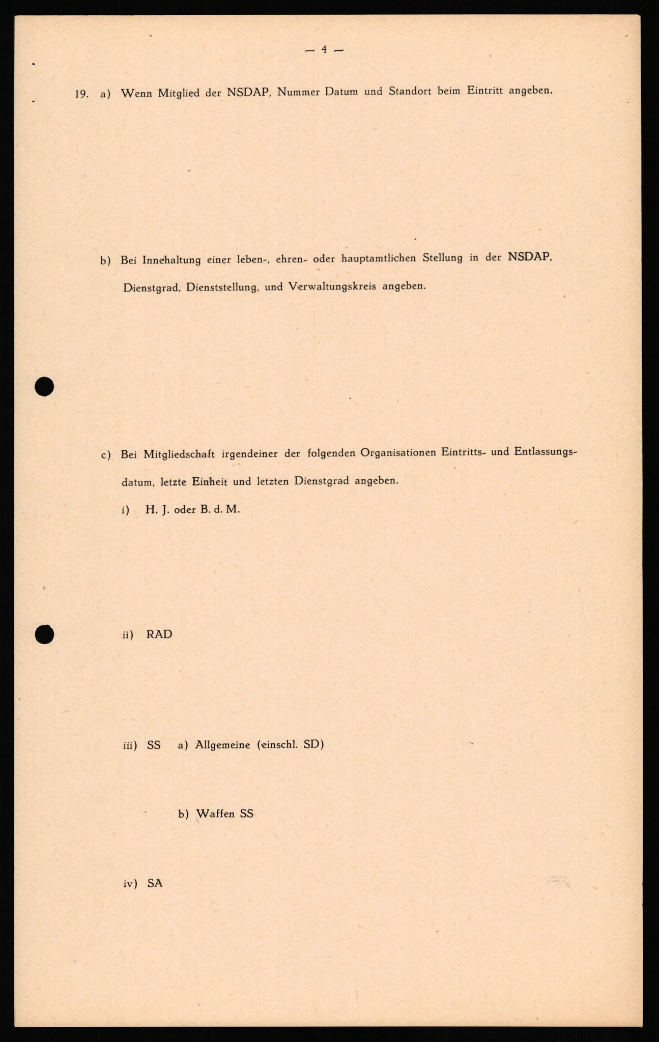 Forsvaret, Forsvarets overkommando II, RA/RAFA-3915/D/Db/L0039: CI Questionaires. Tyske okkupasjonsstyrker i Norge. Østerrikere., 1945-1946, p. 150