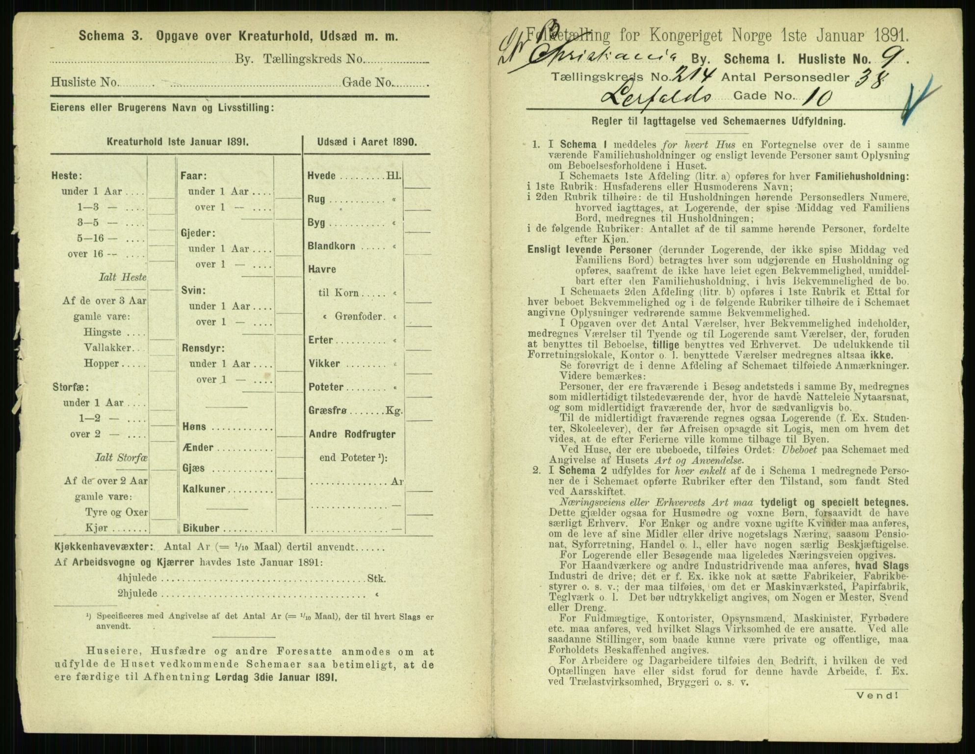 RA, 1891 census for 0301 Kristiania, 1891, p. 127268