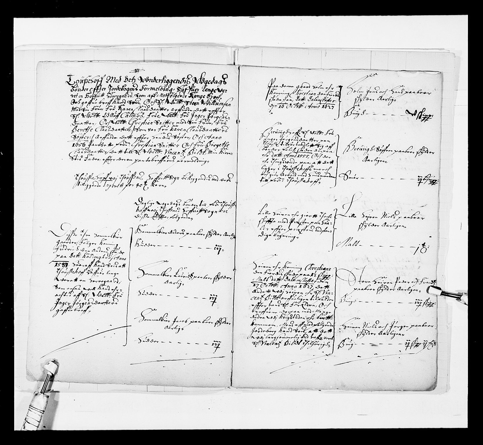 Stattholderembetet 1572-1771, AV/RA-EA-2870/Ek/L0032/0002: Jordebøker 1662-1720: / Adelsjordebøker, 1665, p. 200