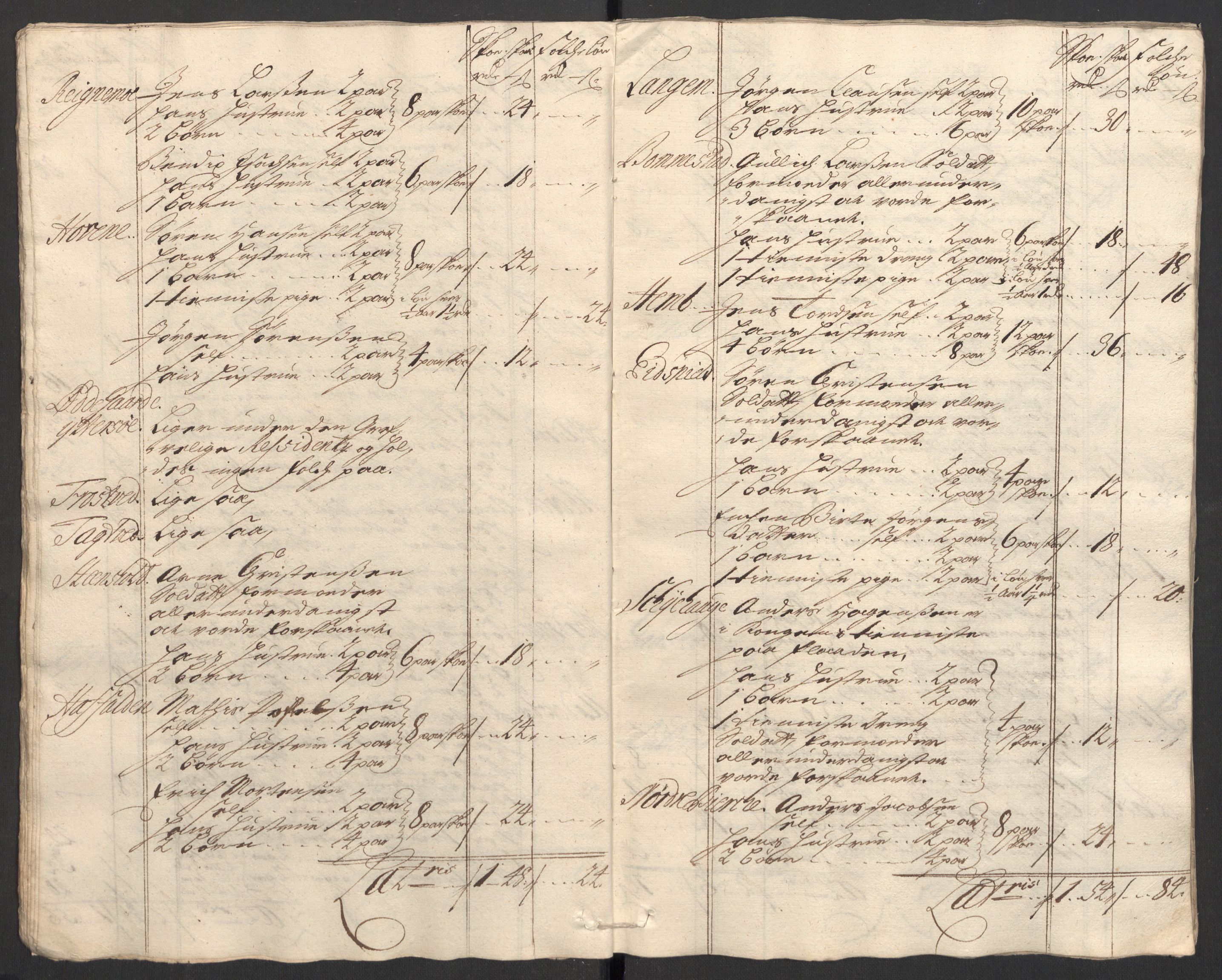 Rentekammeret inntil 1814, Reviderte regnskaper, Fogderegnskap, AV/RA-EA-4092/R33/L1983: Fogderegnskap Larvik grevskap, 1711, p. 377