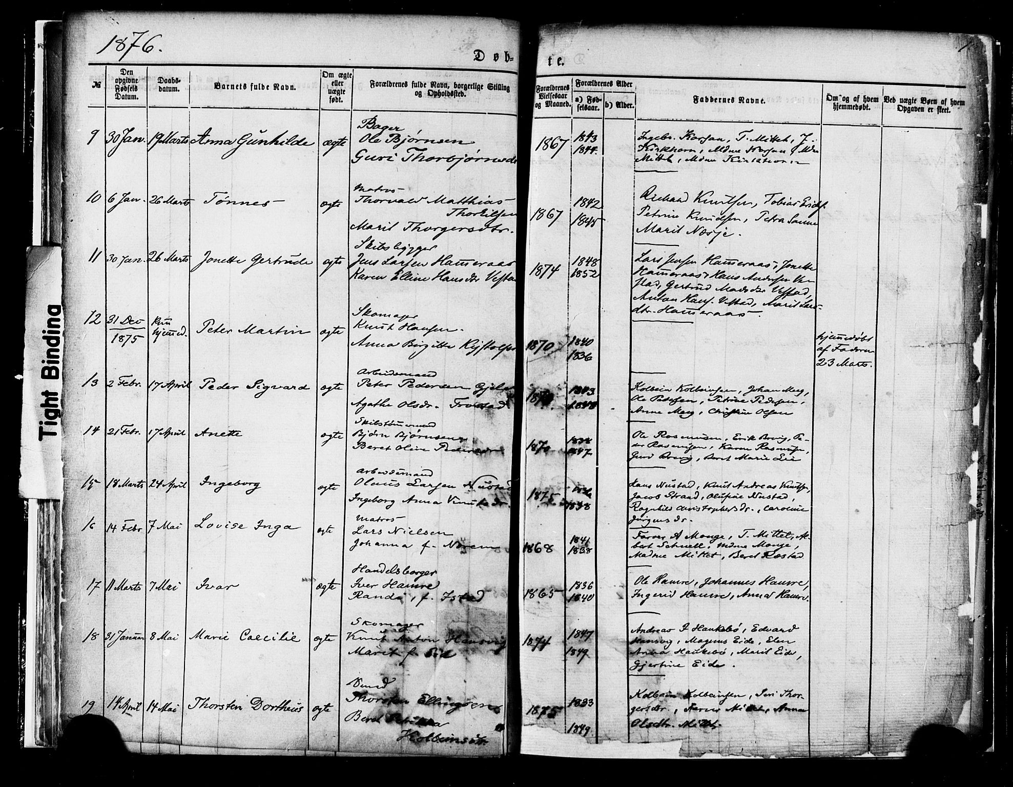 Ministerialprotokoller, klokkerbøker og fødselsregistre - Møre og Romsdal, AV/SAT-A-1454/558/L0691: Parish register (official) no. 558A05, 1873-1886, p. 10