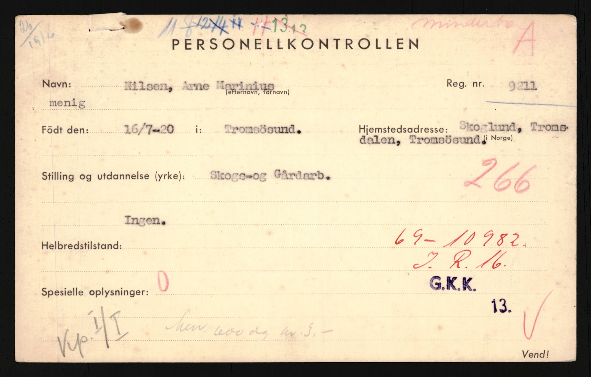 Forsvaret, Troms infanteriregiment nr. 16, AV/RA-RAFA-3146/P/Pa/L0024/0002: Rulleblad / Rulleblad for regimentets menige mannskaper, årsklasse 1941, 1941, p. 326