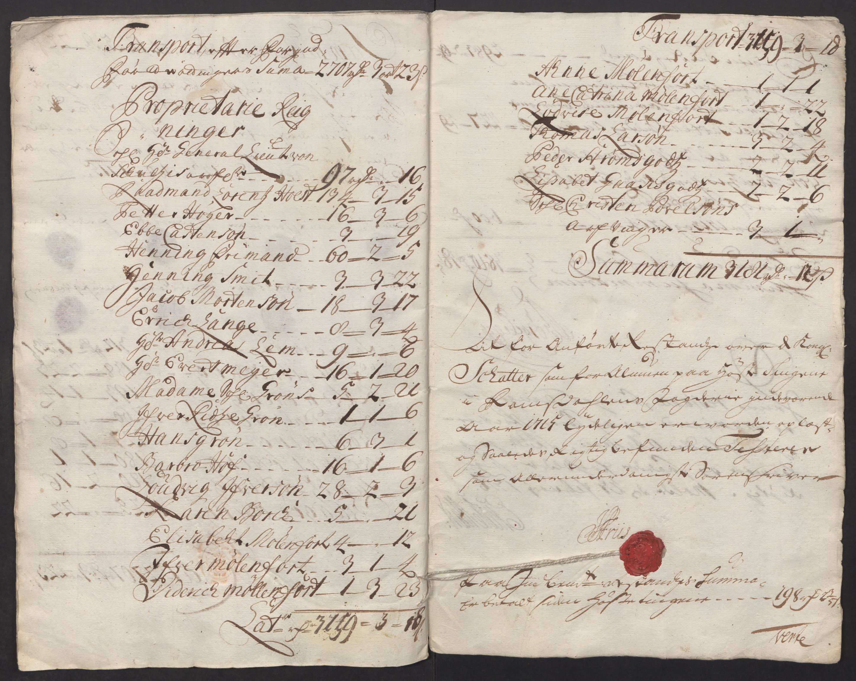 Rentekammeret inntil 1814, Reviderte regnskaper, Fogderegnskap, AV/RA-EA-4092/R55/L3663: Fogderegnskap Romsdal, 1715-1716, p. 254