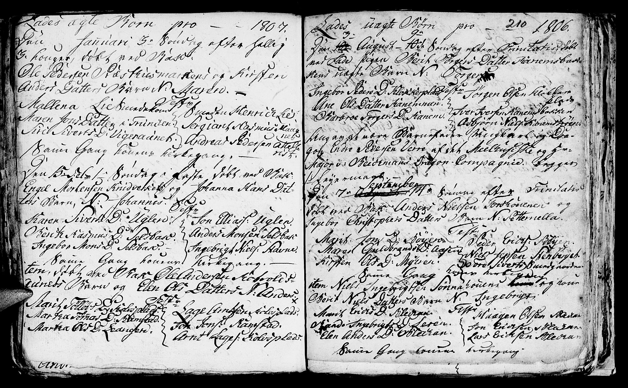 Ministerialprotokoller, klokkerbøker og fødselsregistre - Sør-Trøndelag, SAT/A-1456/606/L0305: Parish register (copy) no. 606C01, 1757-1819, p. 210