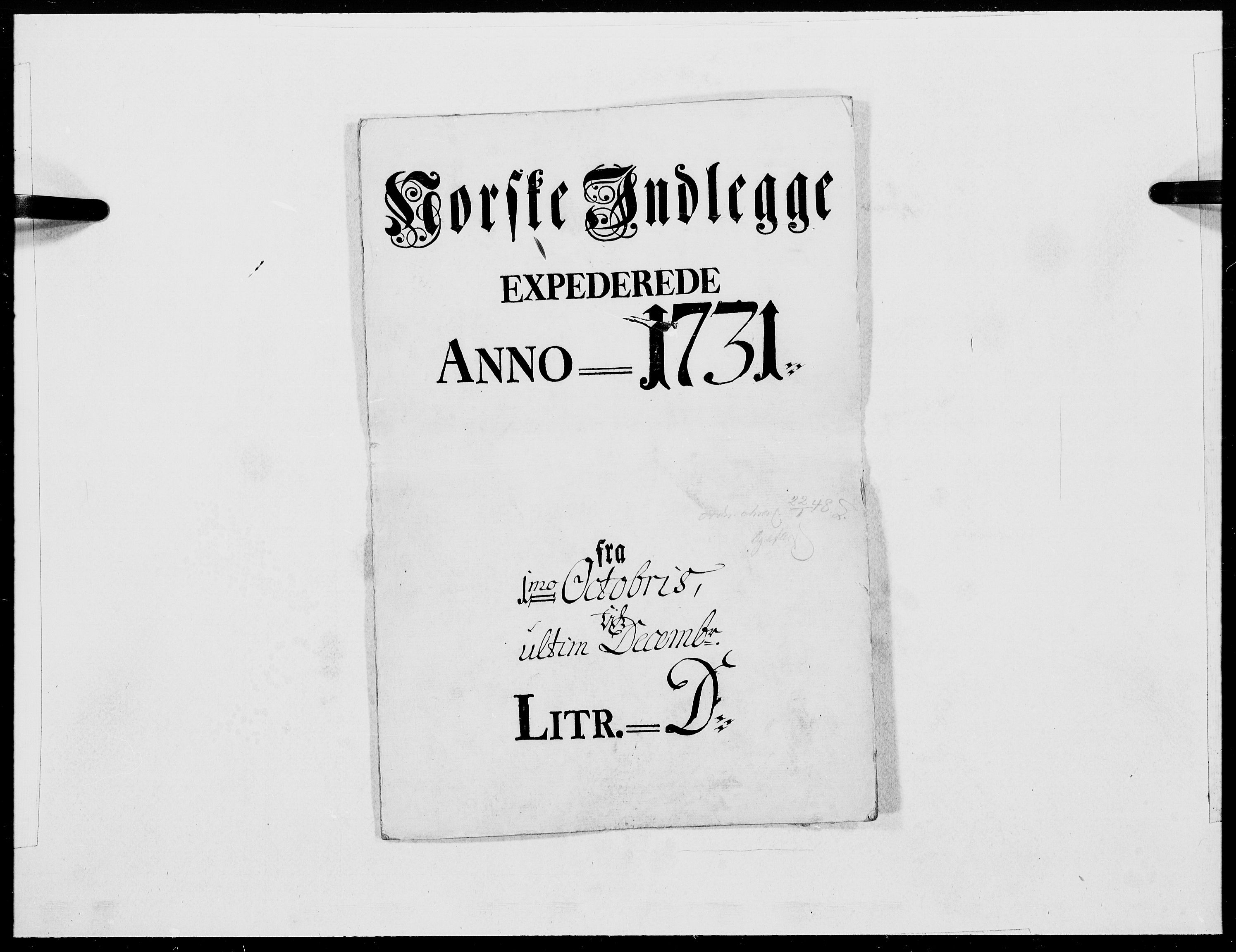 Danske Kanselli 1572-1799, AV/RA-EA-3023/F/Fc/Fcc/Fcca/L0110: Norske innlegg 1572-1799, 1731, p. 253