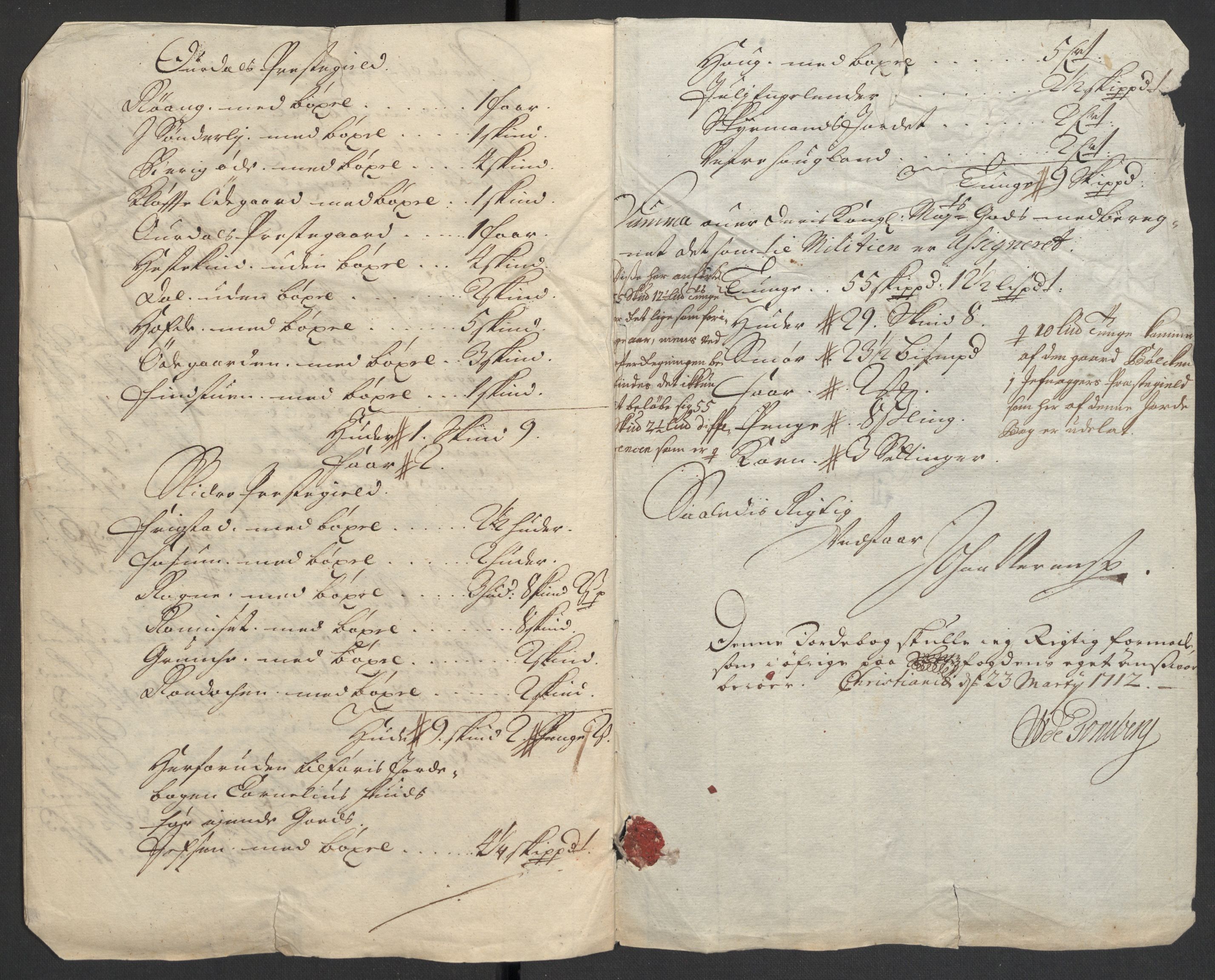 Rentekammeret inntil 1814, Reviderte regnskaper, Fogderegnskap, AV/RA-EA-4092/R18/L1308: Fogderegnskap Hadeland, Toten og Valdres, 1711, p. 18