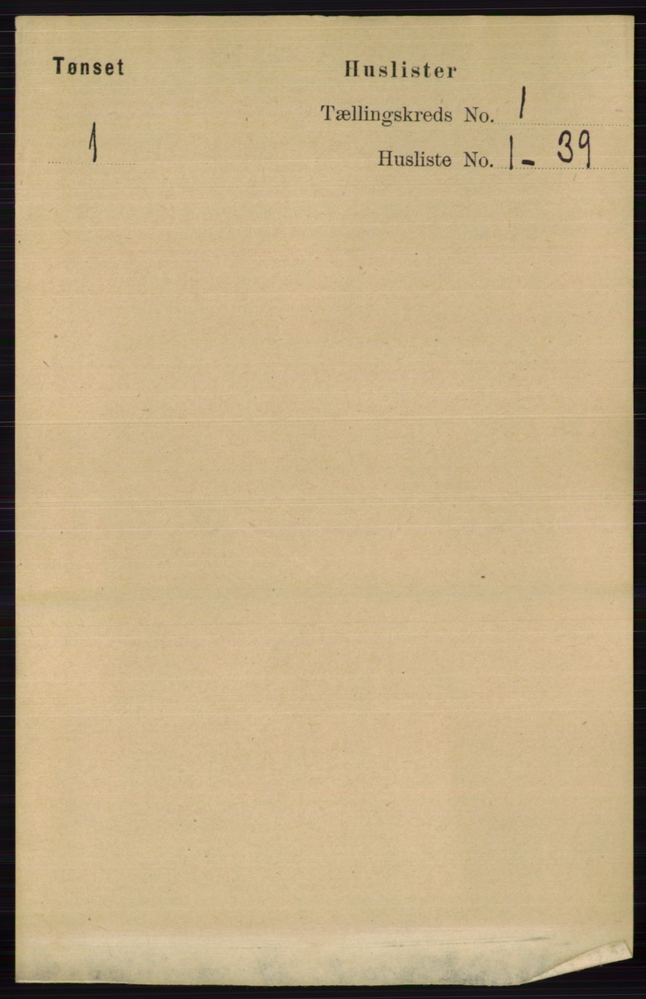 RA, 1891 census for 0437 Tynset, 1891, p. 31
