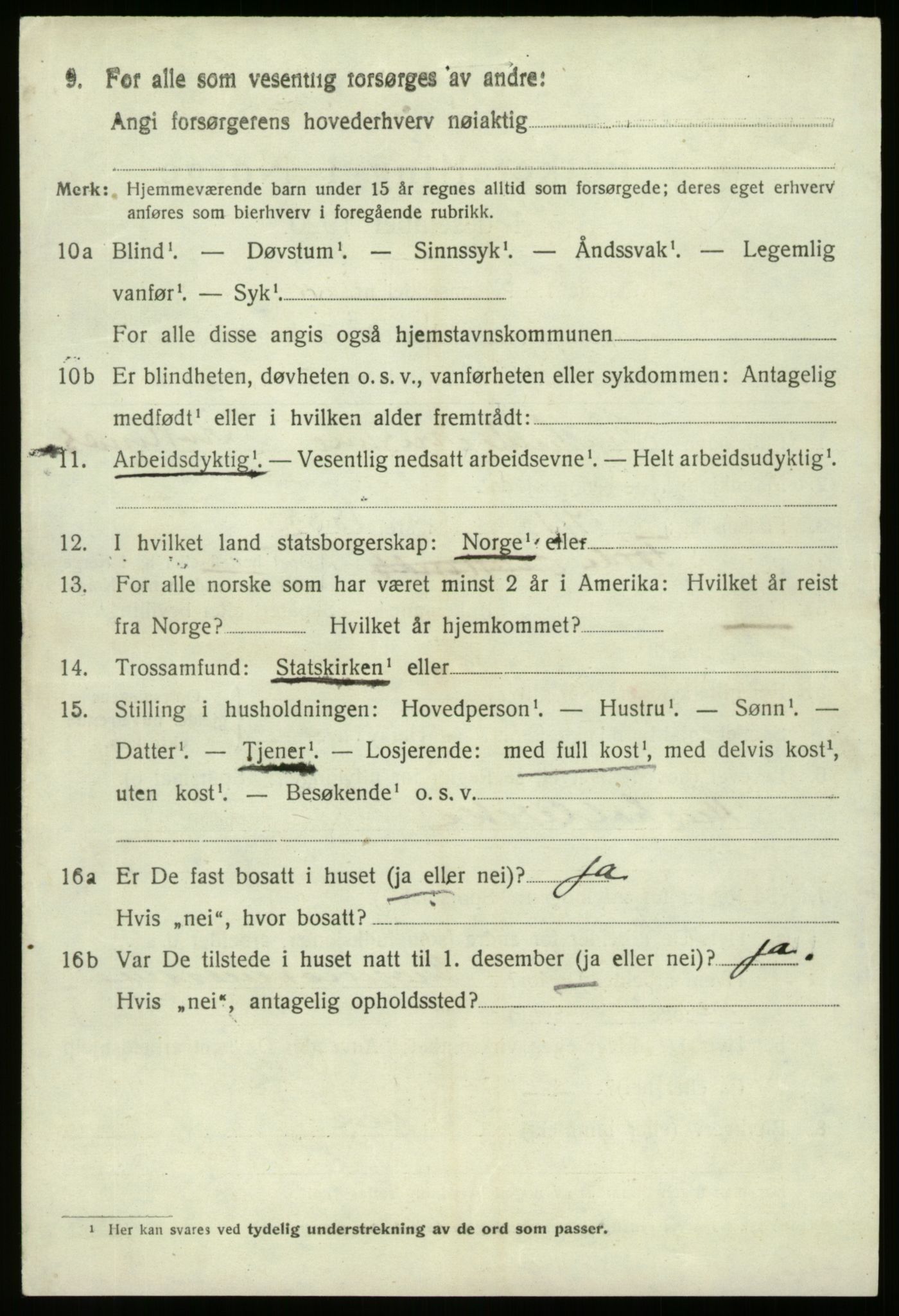 SAB, 1920 census for Bremanger, 1920, p. 6455