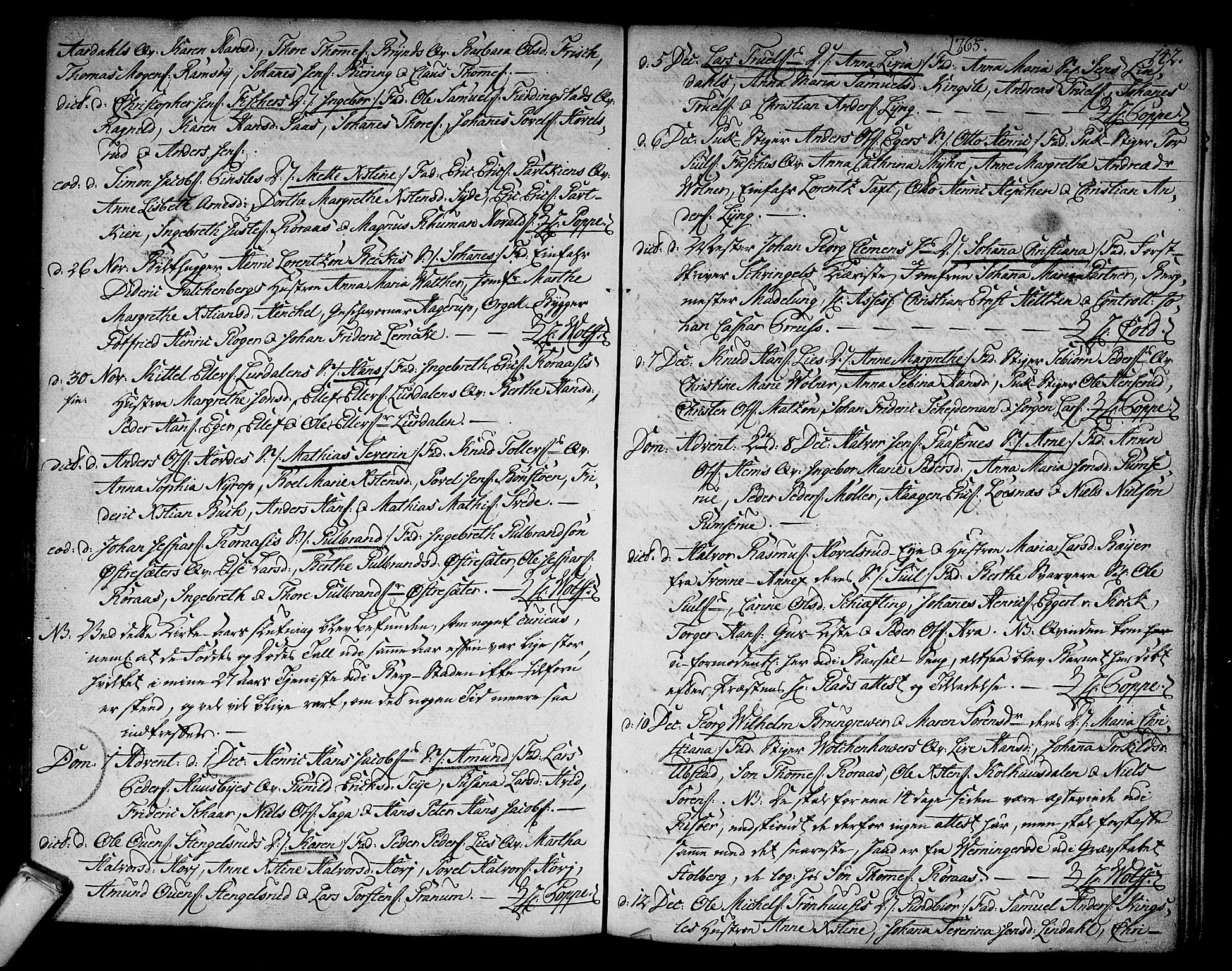 Kongsberg kirkebøker, AV/SAKO-A-22/F/Fa/L0004: Parish register (official) no. I 4, 1756-1768, p. 142
