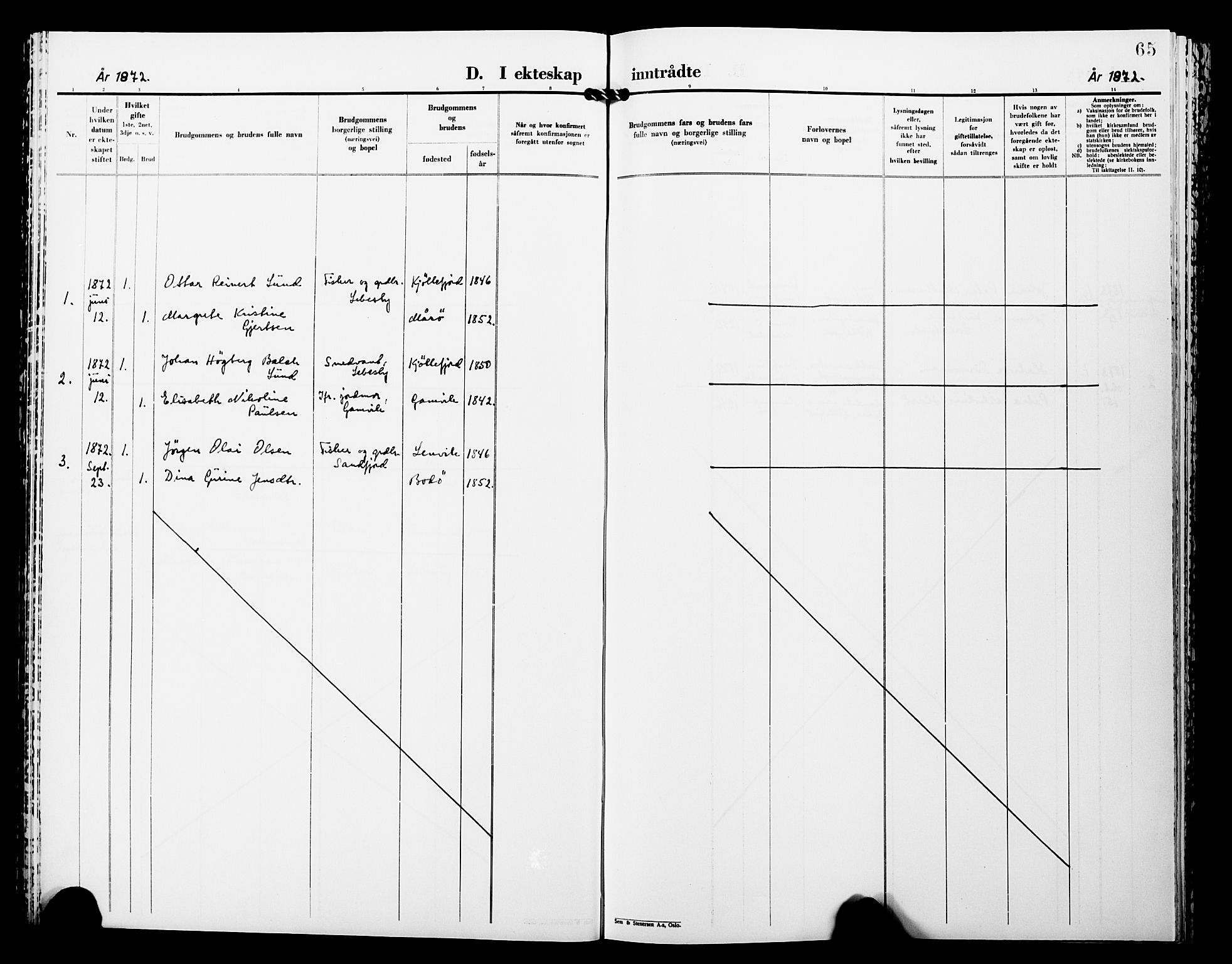 Lebesby sokneprestkontor, SATØ/S-1353/H/Ha/L0005kirke: Parish register (official) no. 5, 1870-1902, p. 65