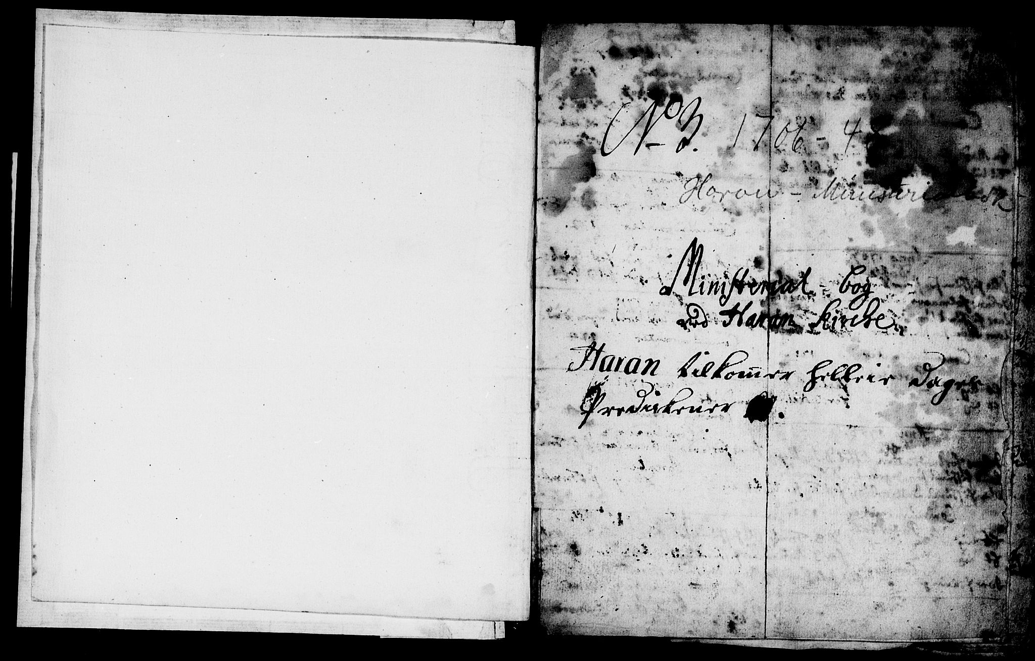 Ministerialprotokoller, klokkerbøker og fødselsregistre - Nord-Trøndelag, SAT/A-1458/759/L0525: Parish register (official) no. 759A01, 1706-1748, p. 1